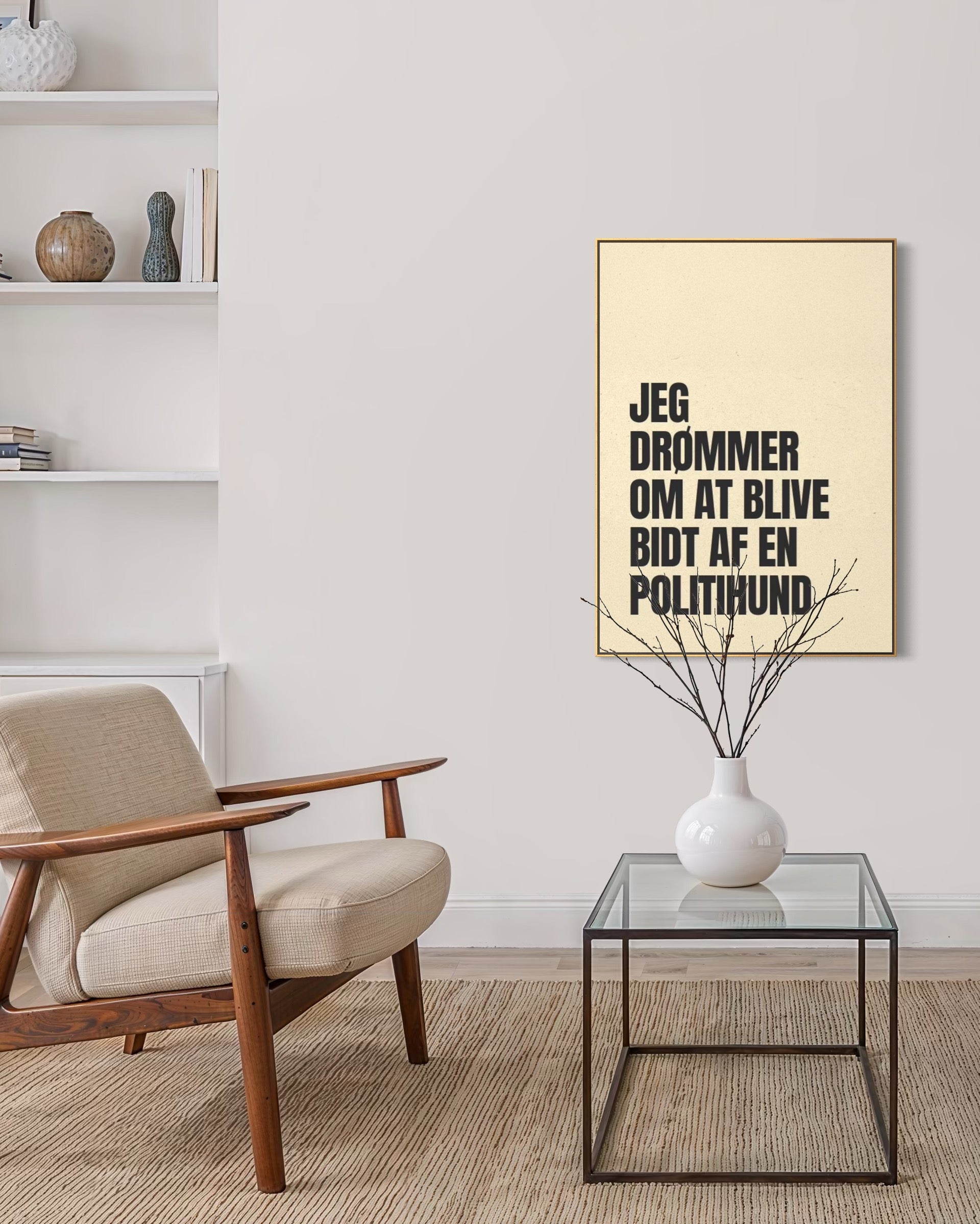 Jeg drømmer om at blive bidt af en politihund