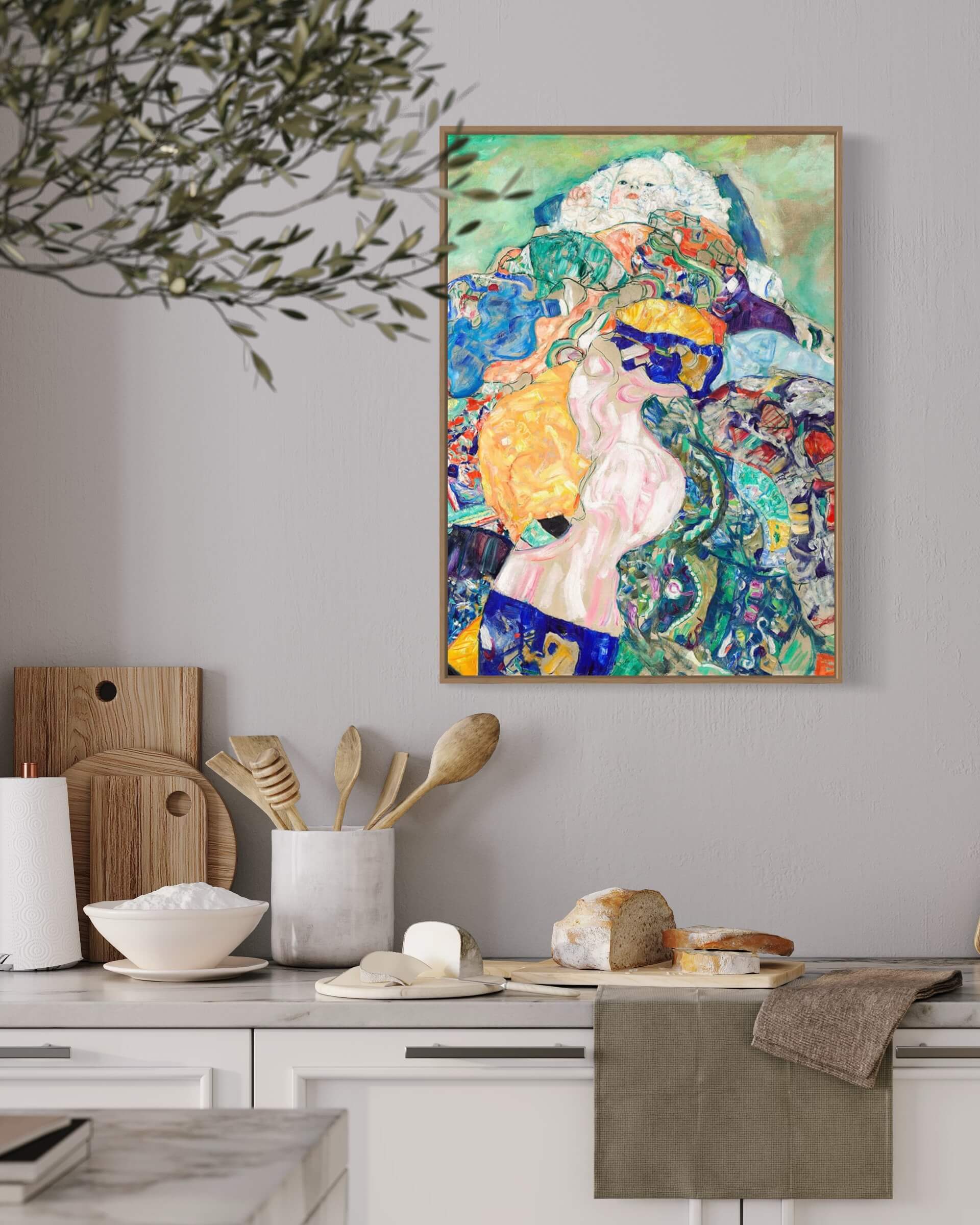 Baby Cradle - Gustav Klimt