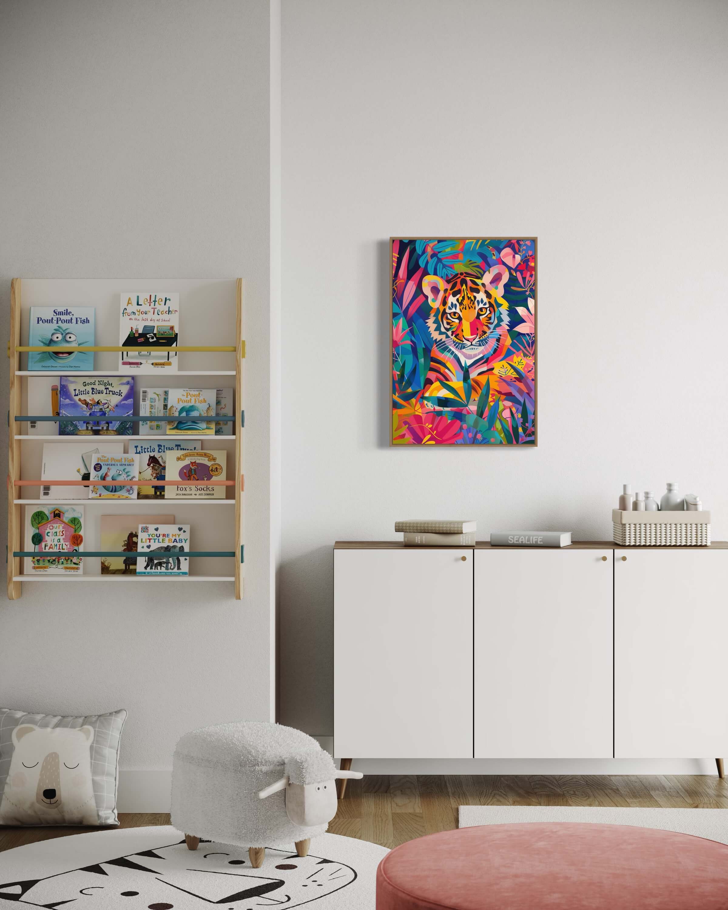 Babytiger på spring