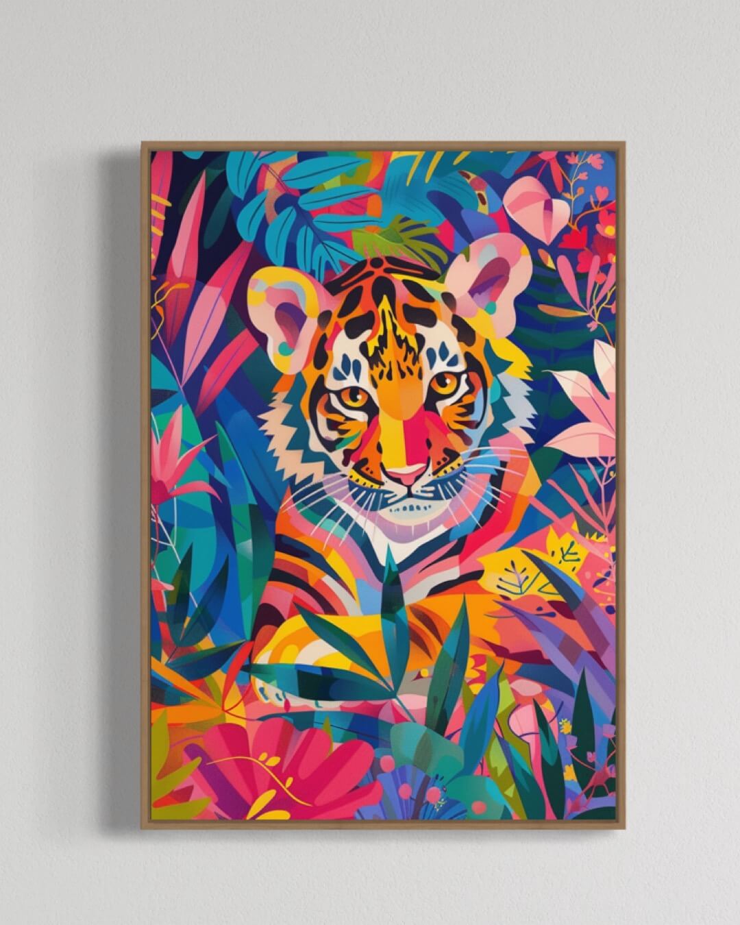 Babytiger på spring