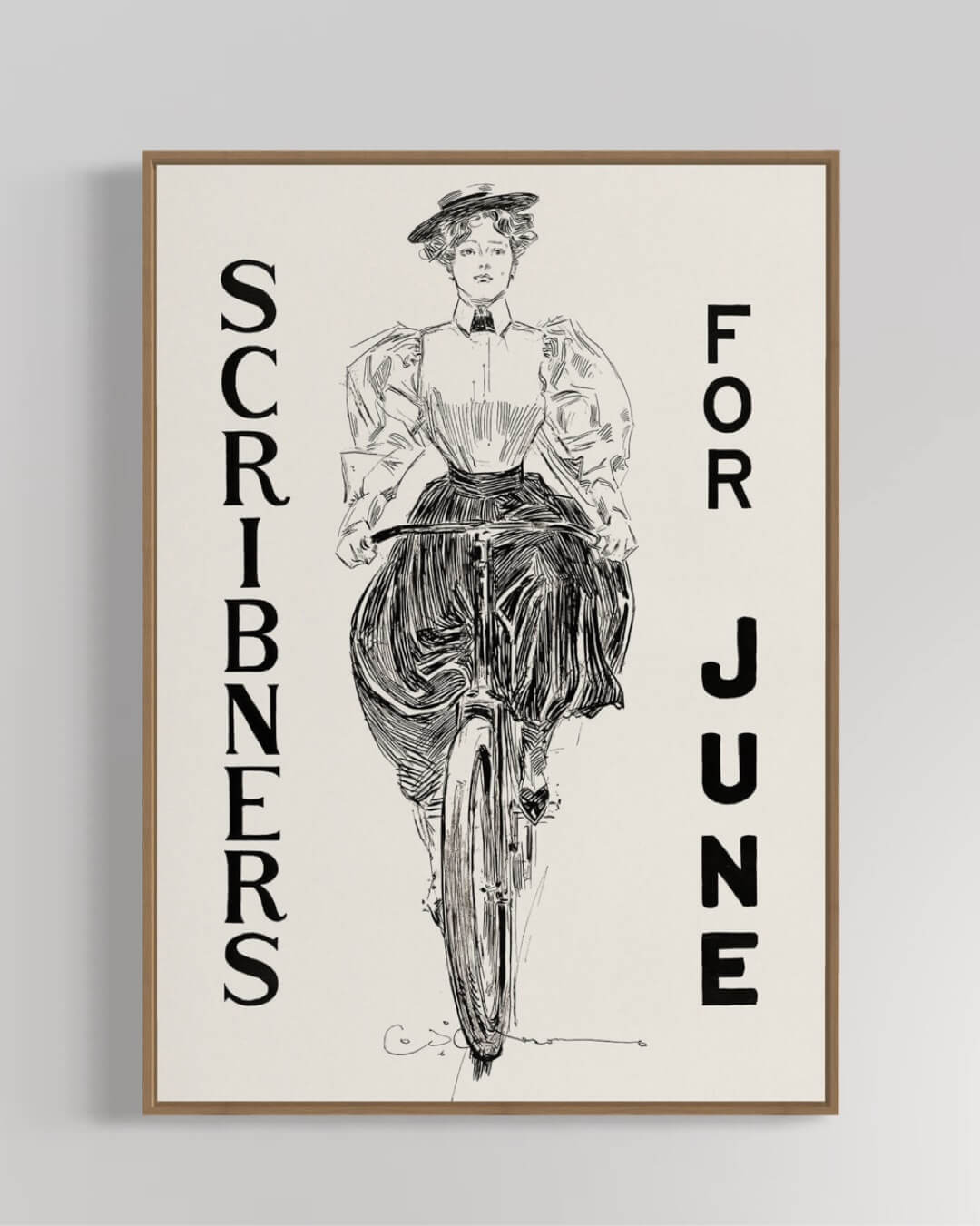 Gibson Girl Bicycling