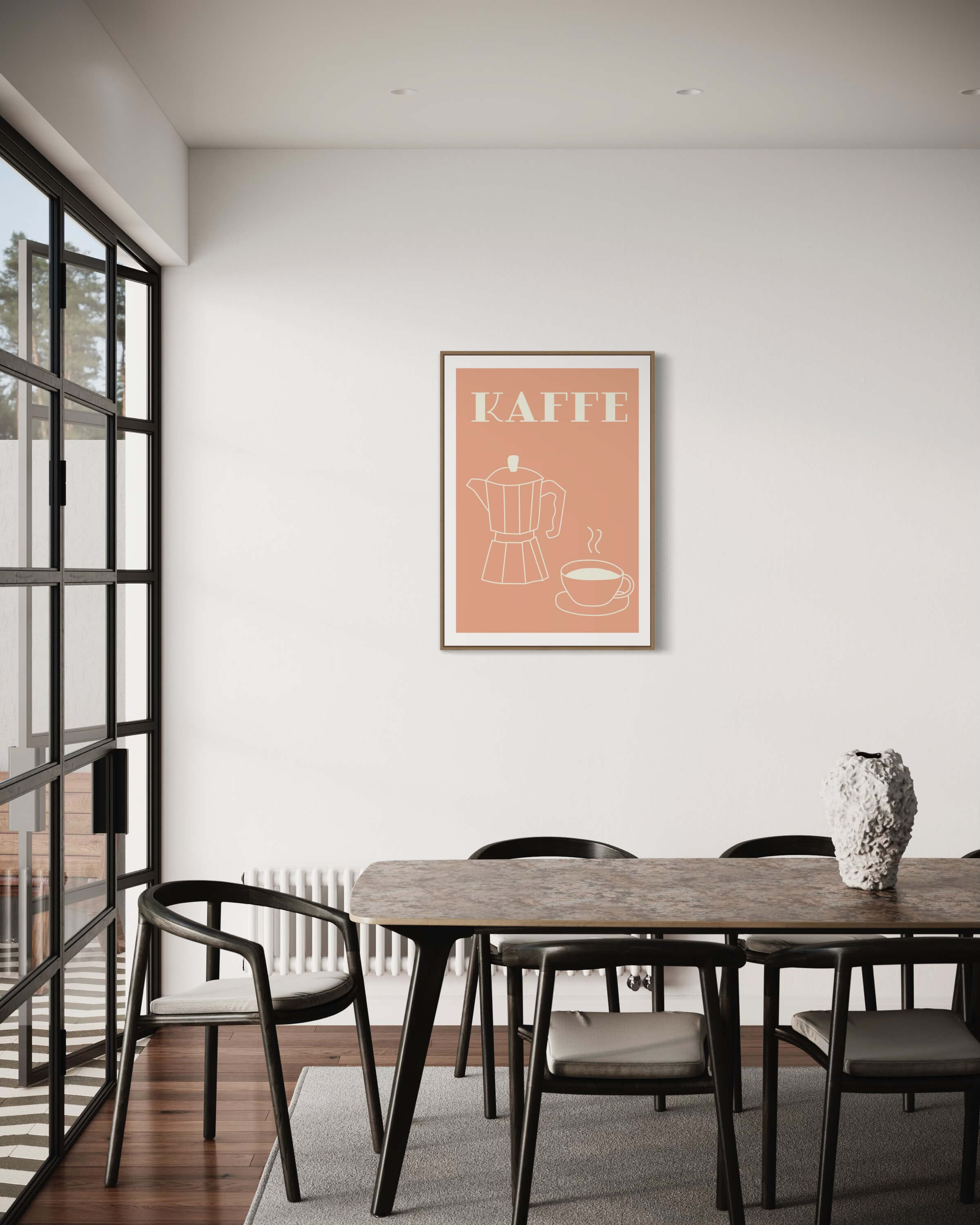 Kaffe - lyserød
