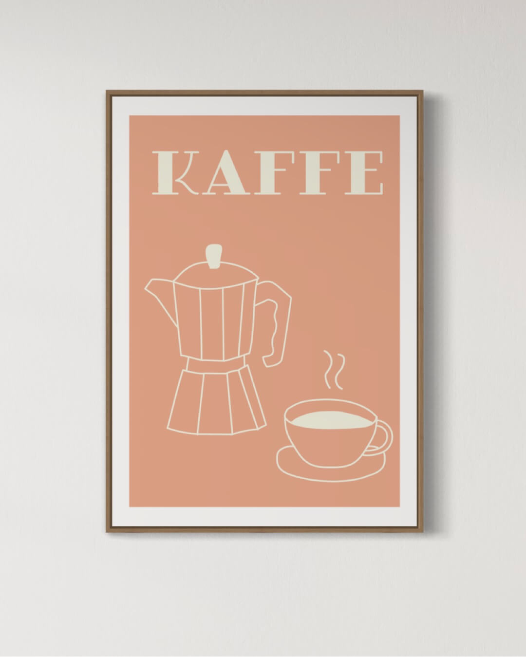 Kaffe - lyserød