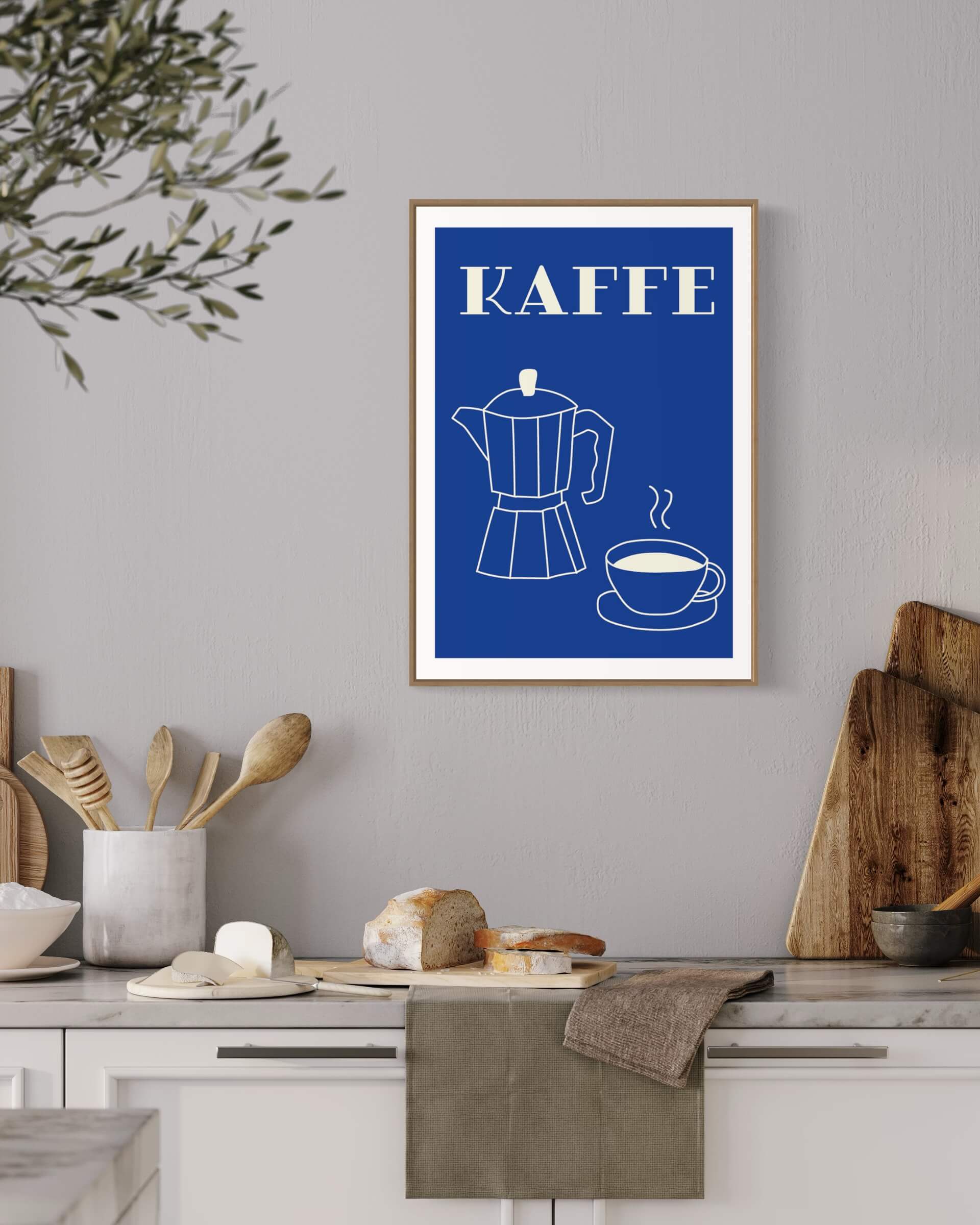 Kaffe - blå