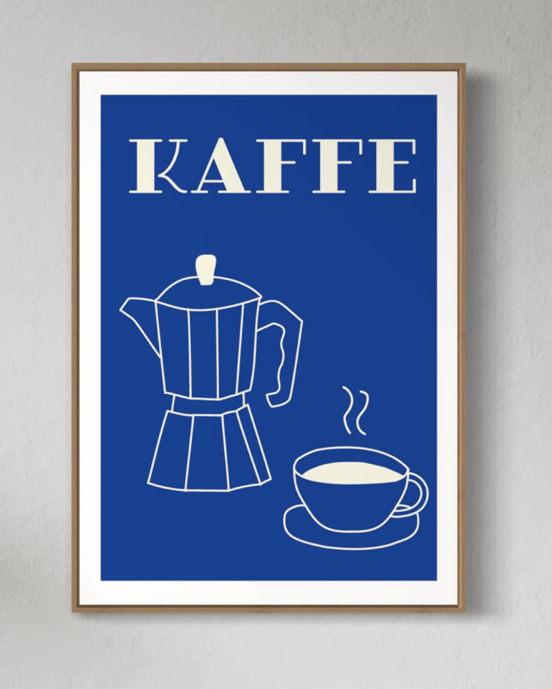 Kaffe - blå