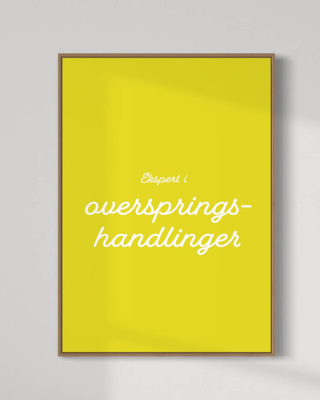 Ekspert i overspringshandlinger