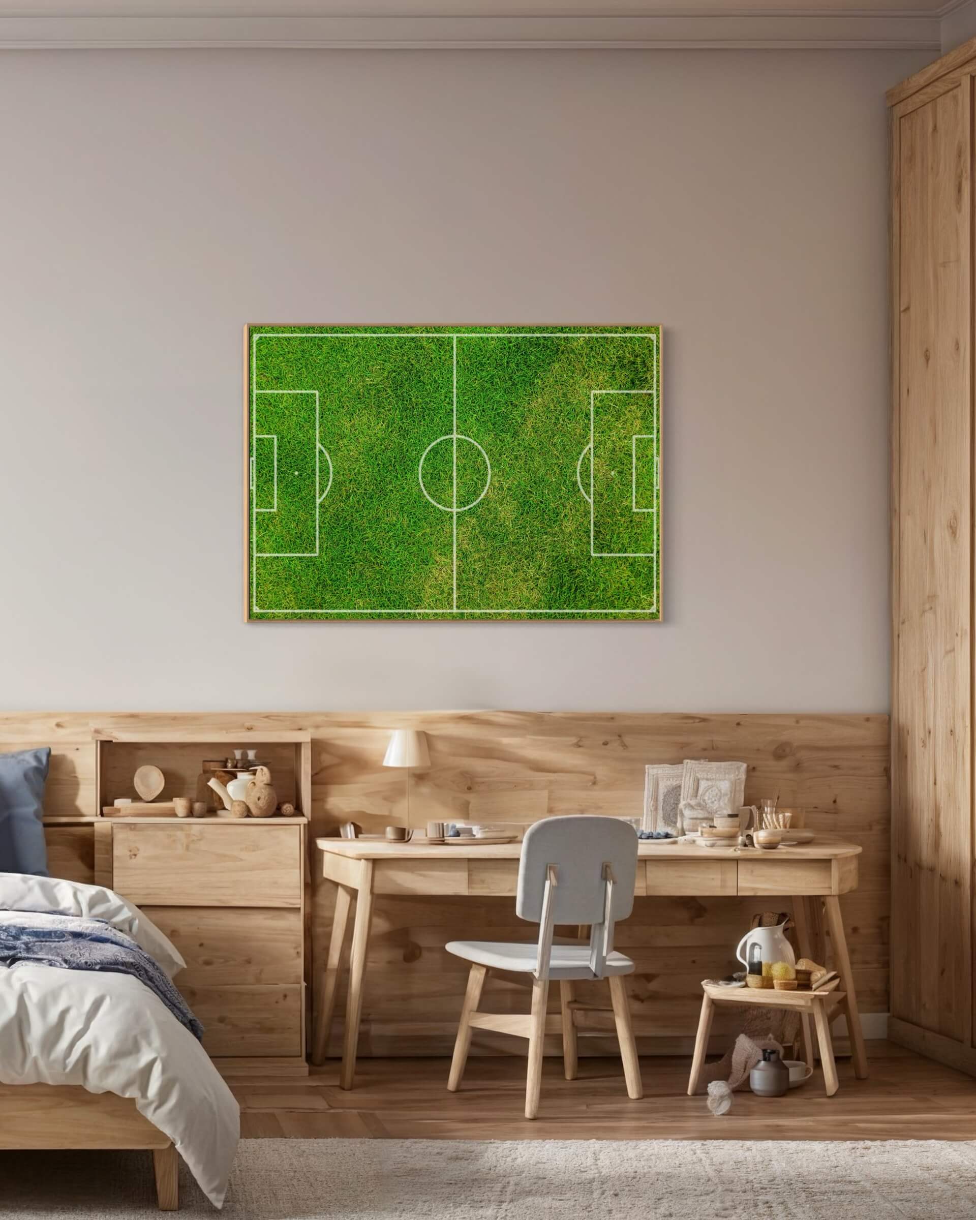 Fodboldbane oppefra
