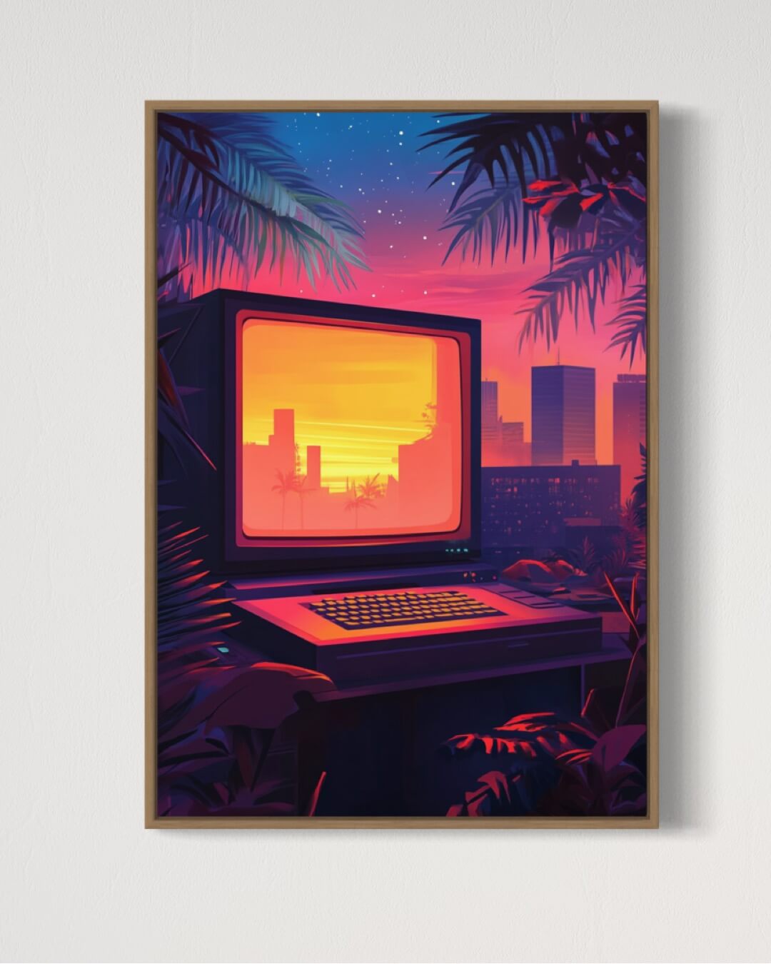 Retro Sunset Cybercity