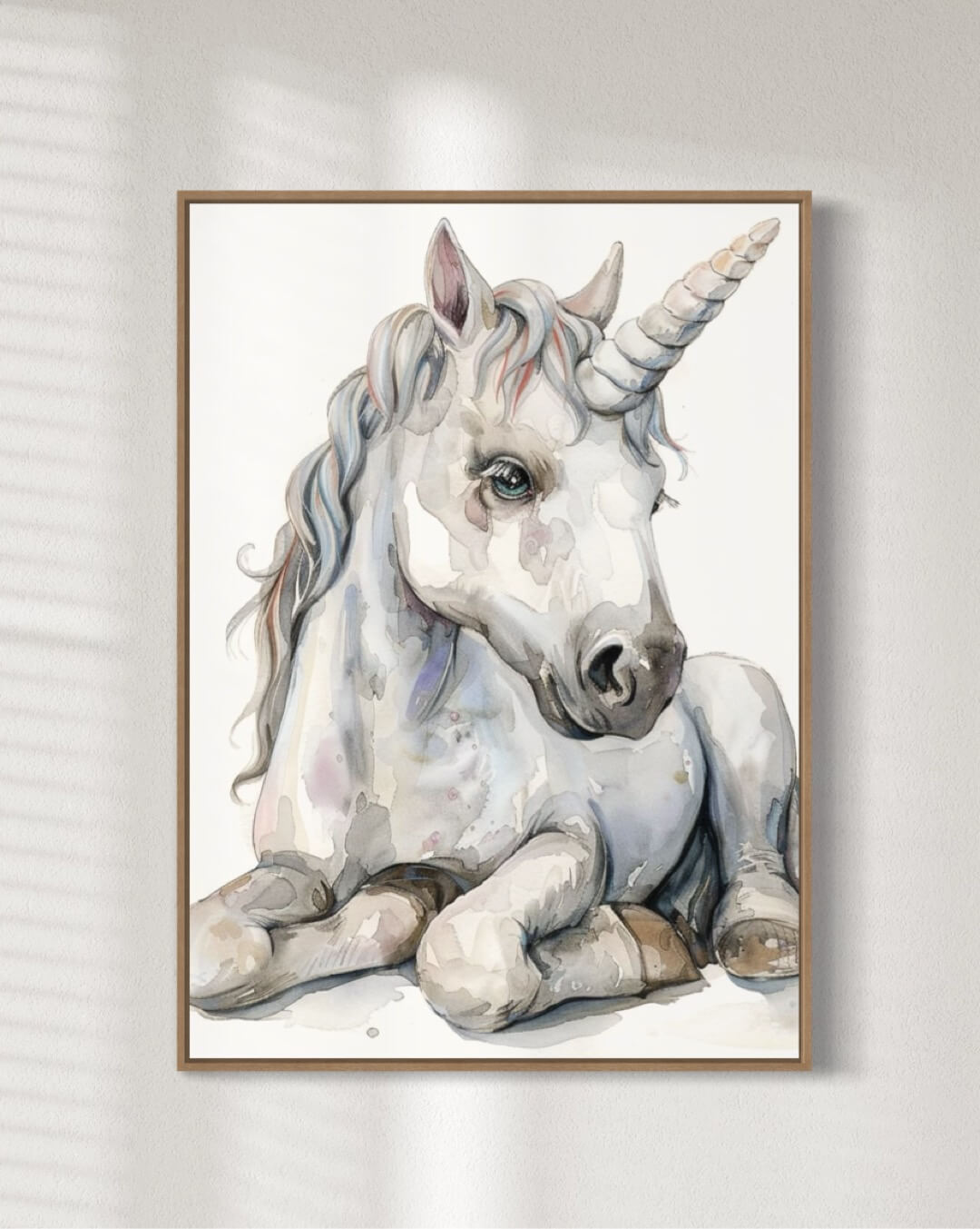 Enhjørningen dagdrømmer