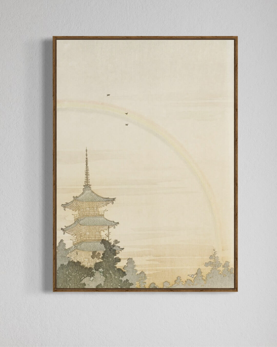 Pagoden under regnbuen