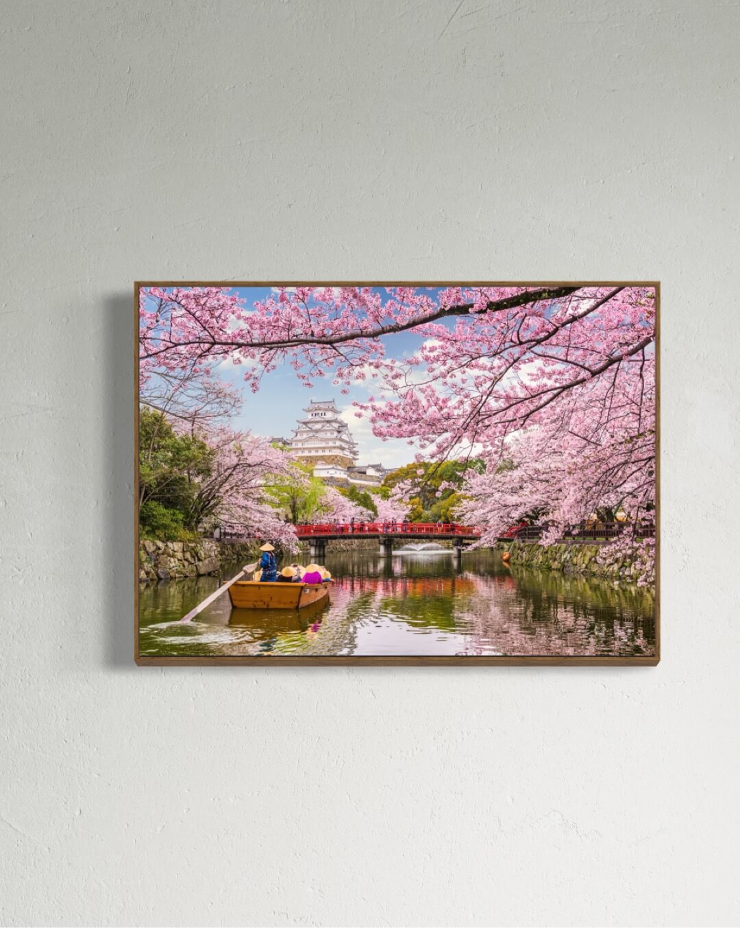 Japansk flod i blomst