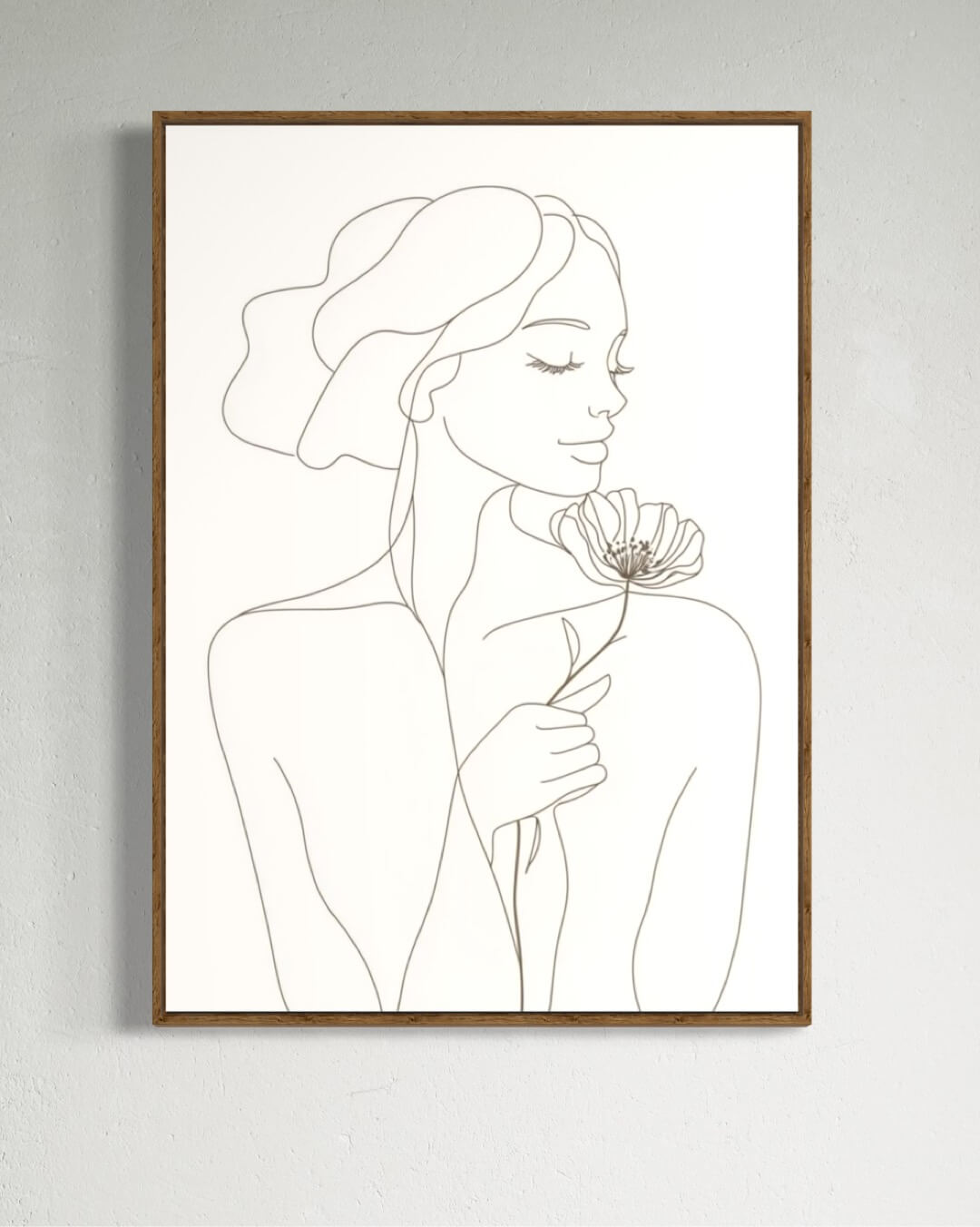 Fine line lady