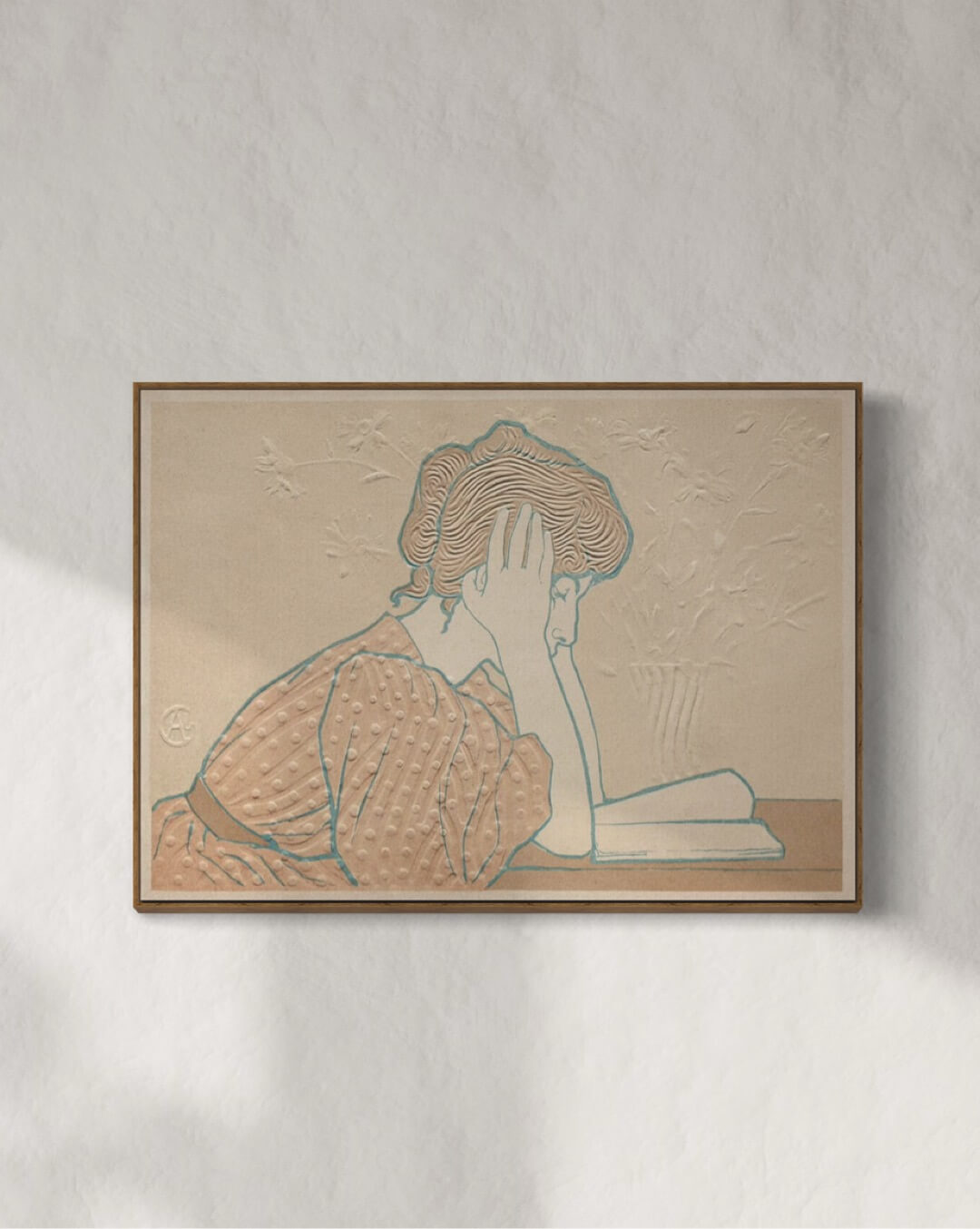 Young woman reading