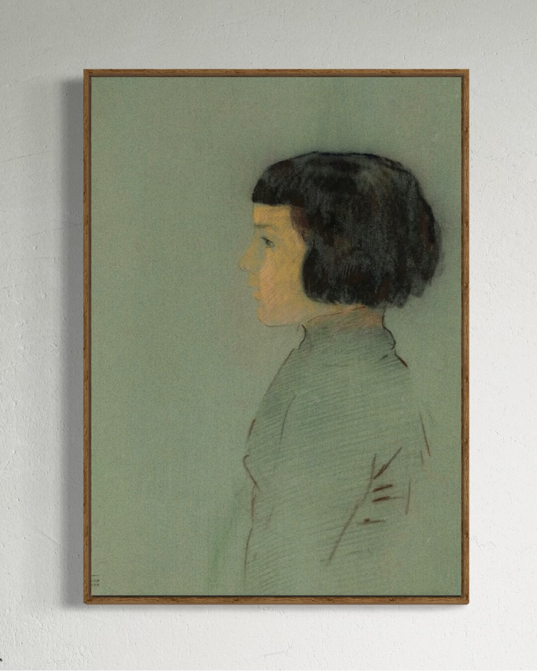 Young Woman in Profile
