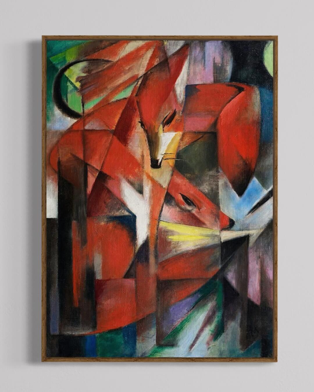 The Foxes - Franz Marc