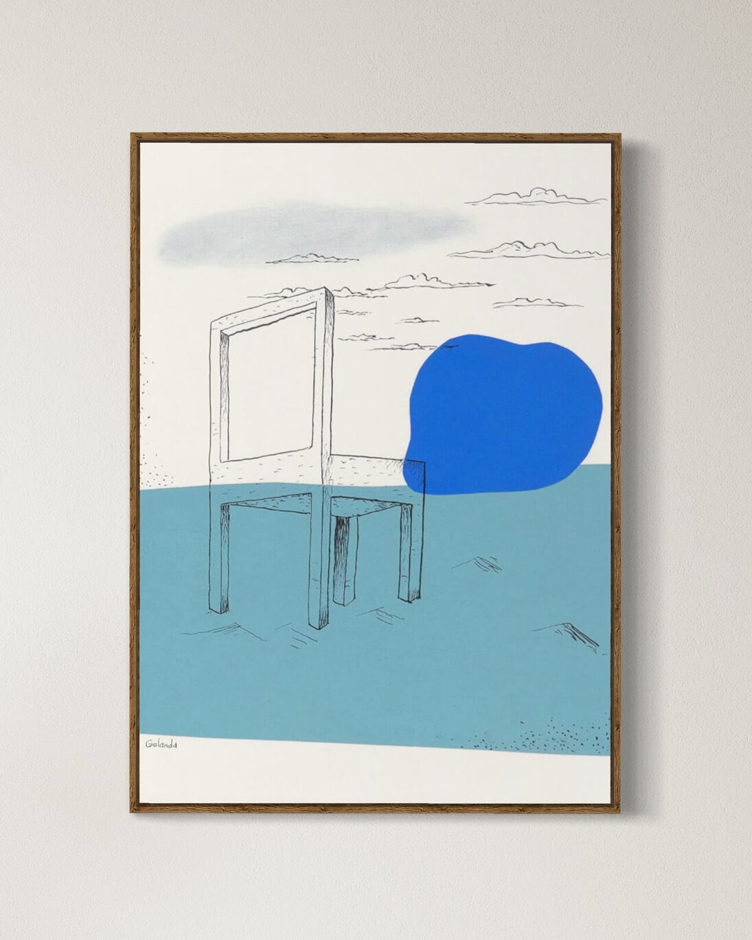 Landscape with a chair - Mikulas Gelanda