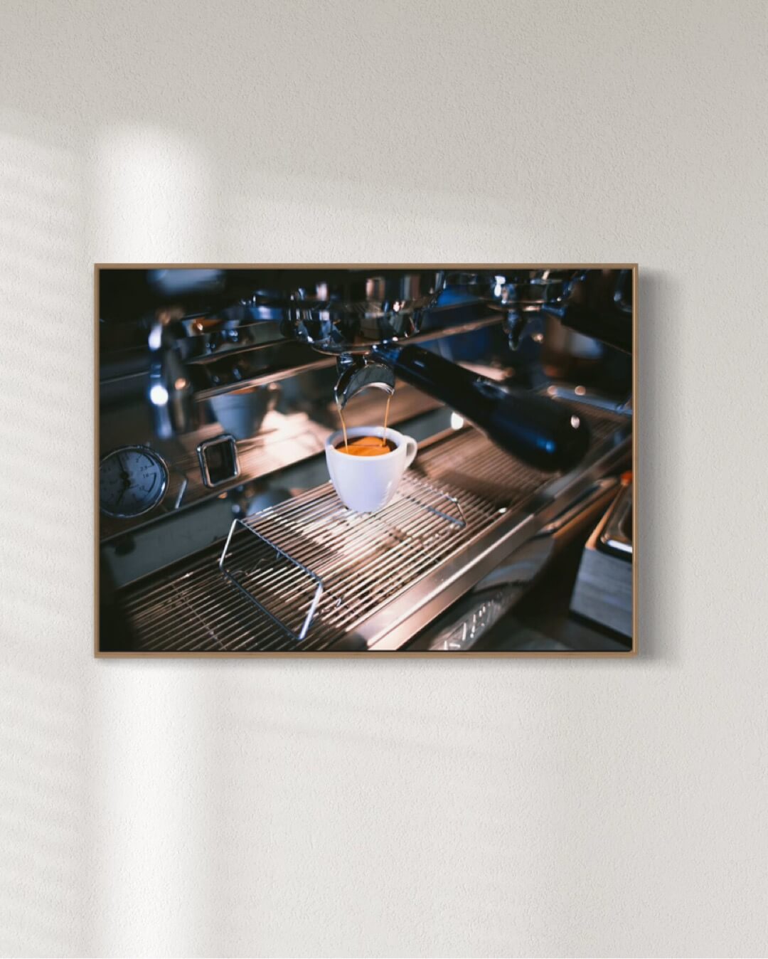 Espresso in the making