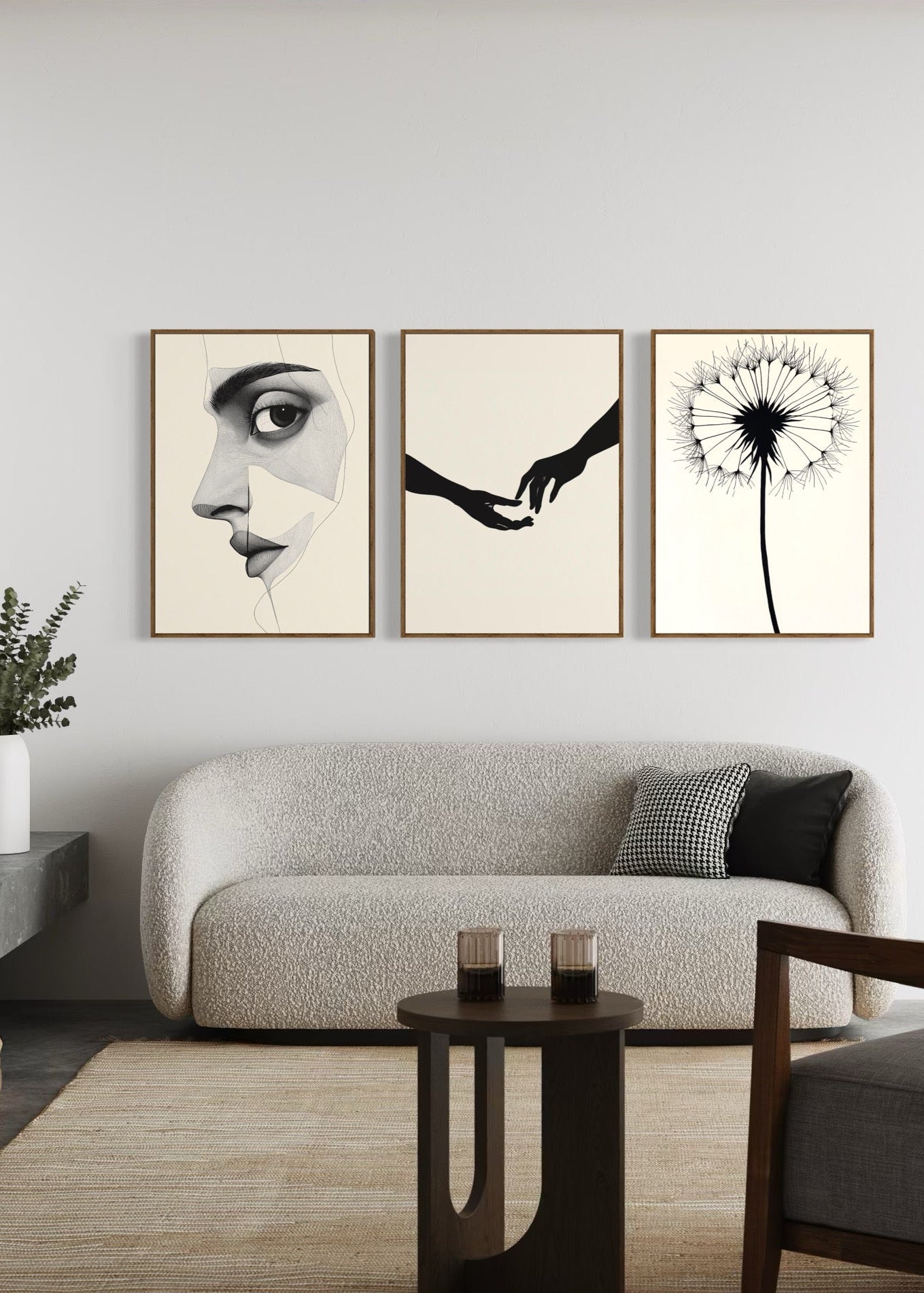 Nordisk Minimalisme - billedvæg