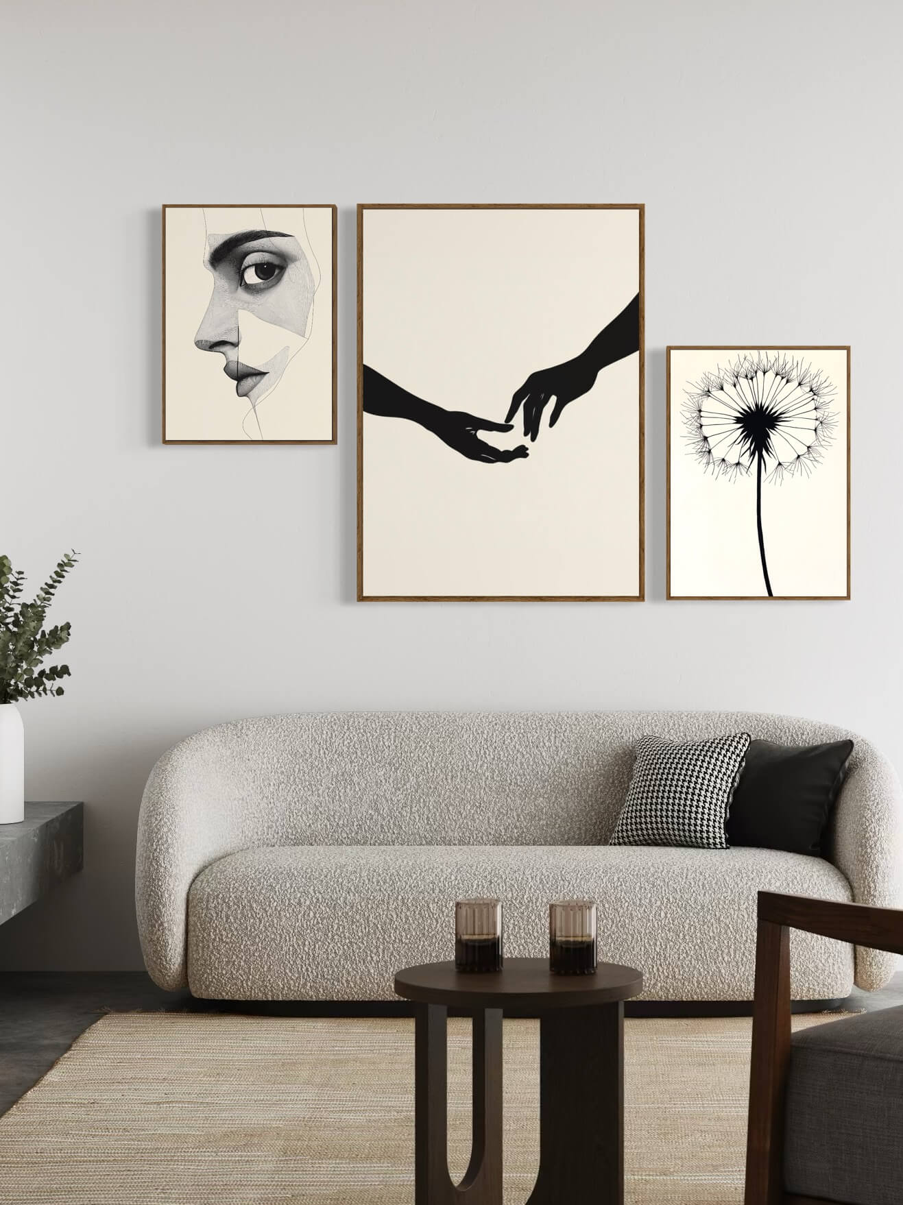 Nordisk Minimalisme - billedvæg
