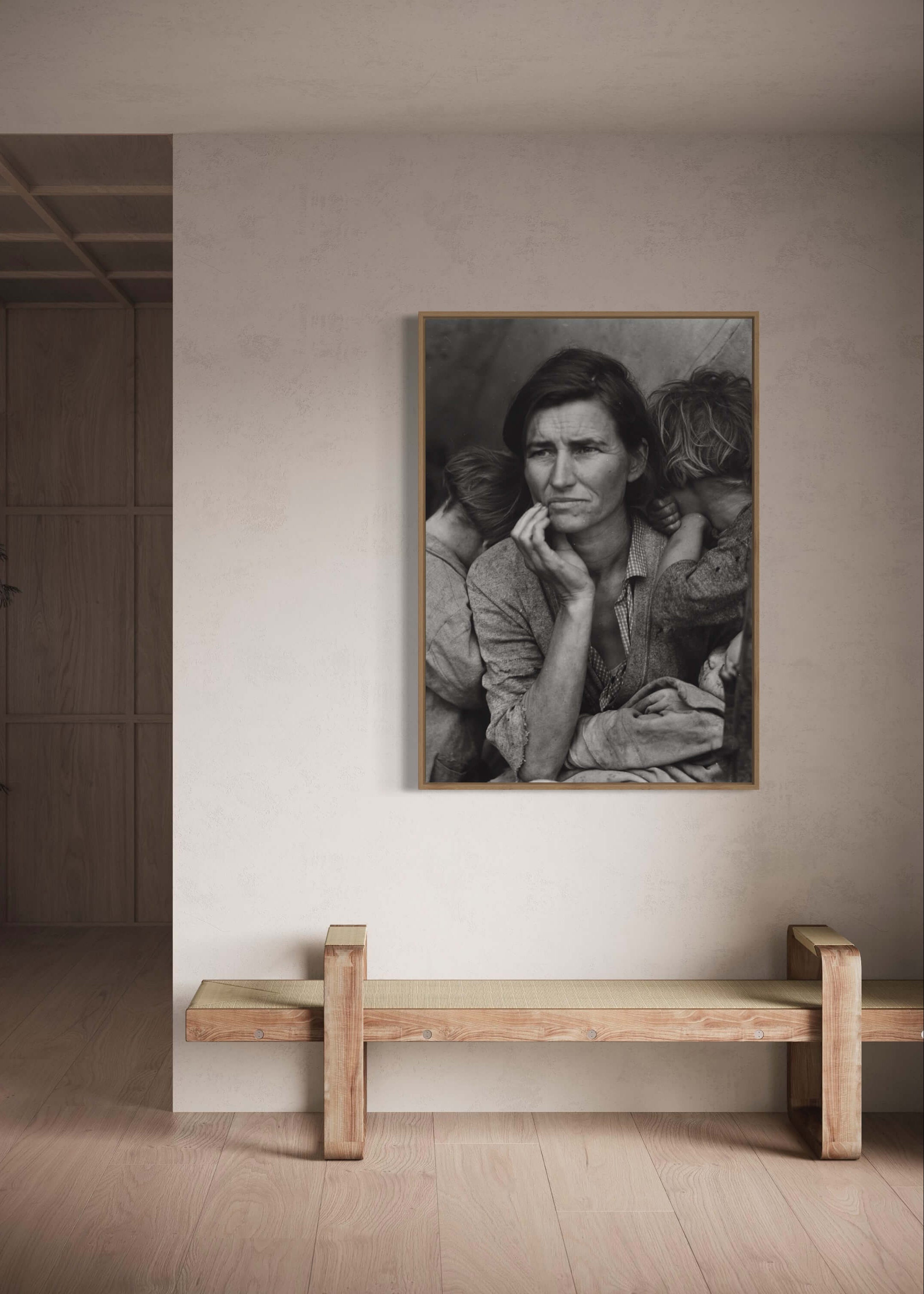 Woman with kids