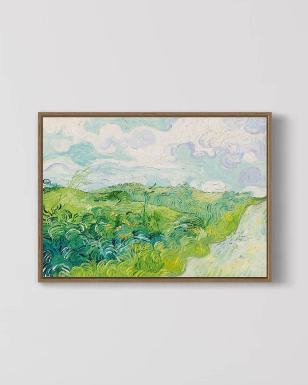 Green Wheat Fields af Vincent Van Gogh
