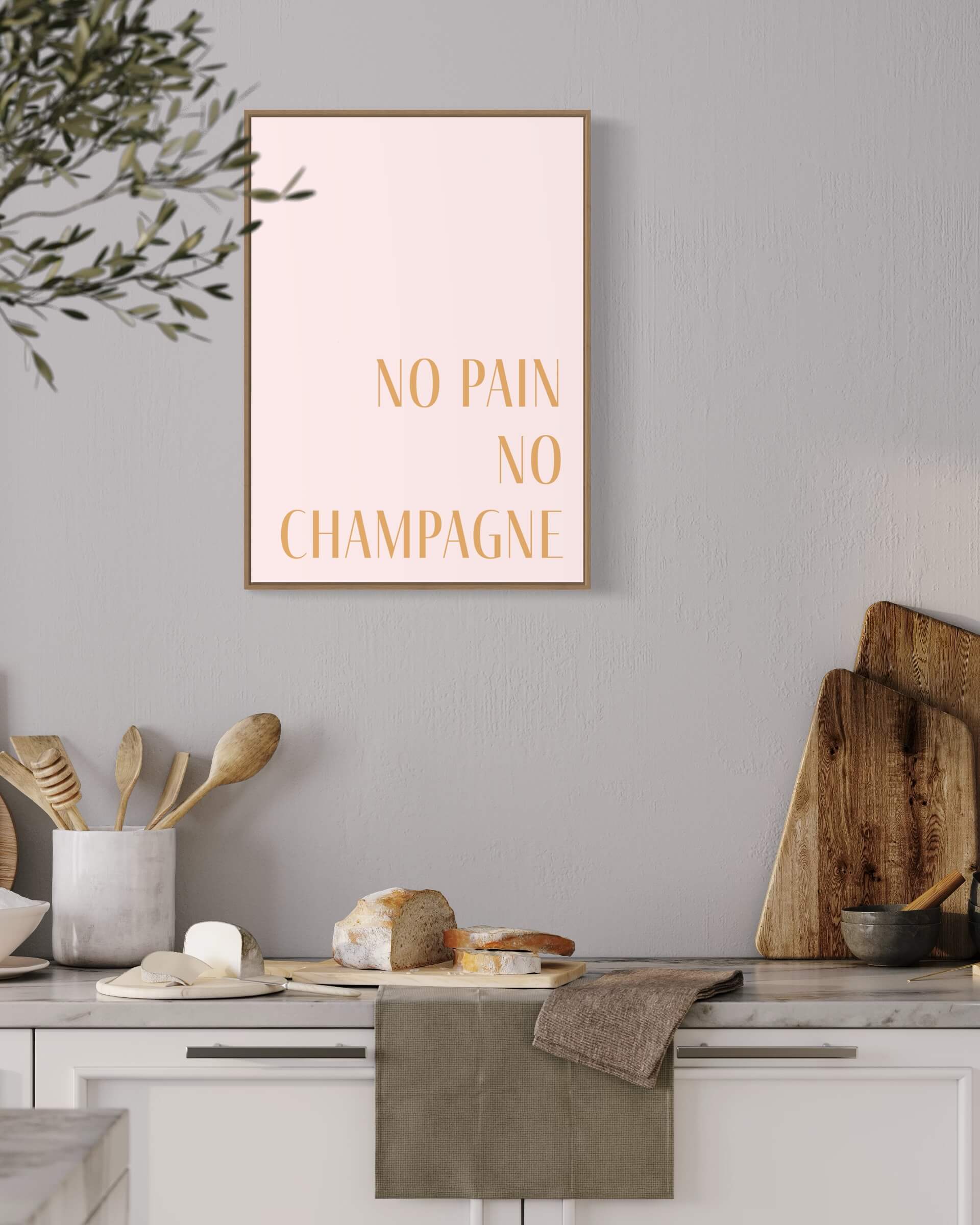 No pain no champagne - rosa