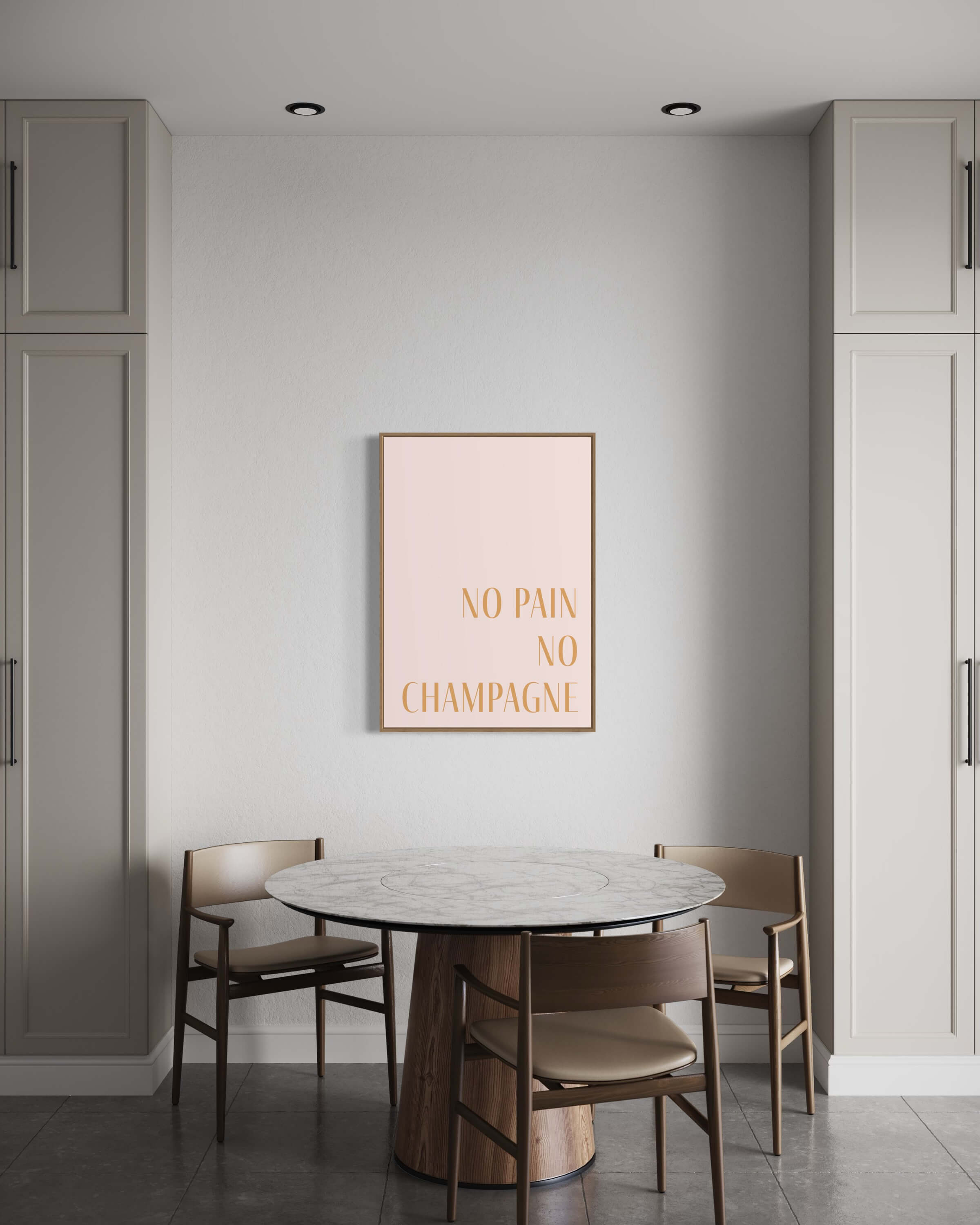 No pain no champagne - rosa