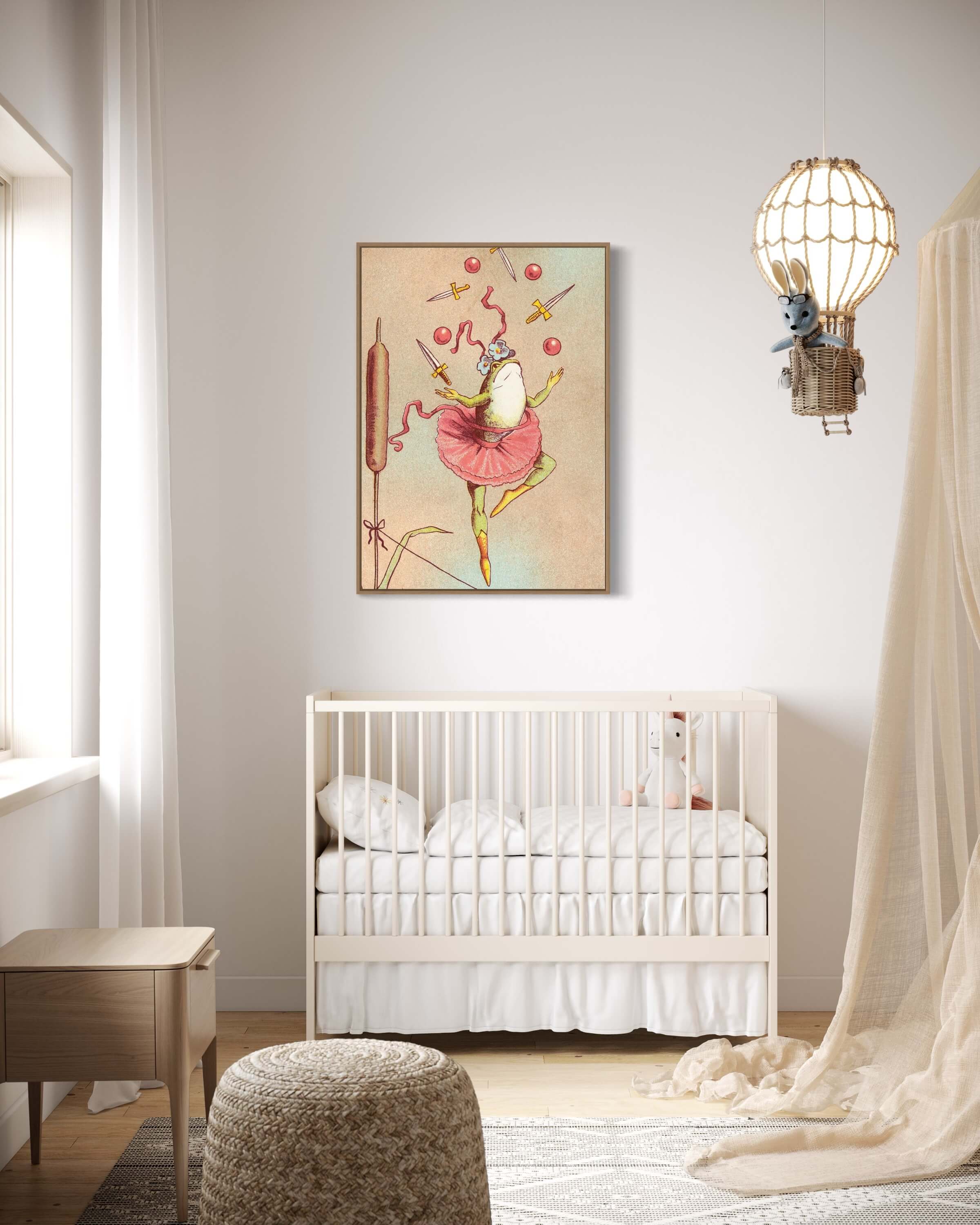 Frog Vintage Illustration - Tommelise