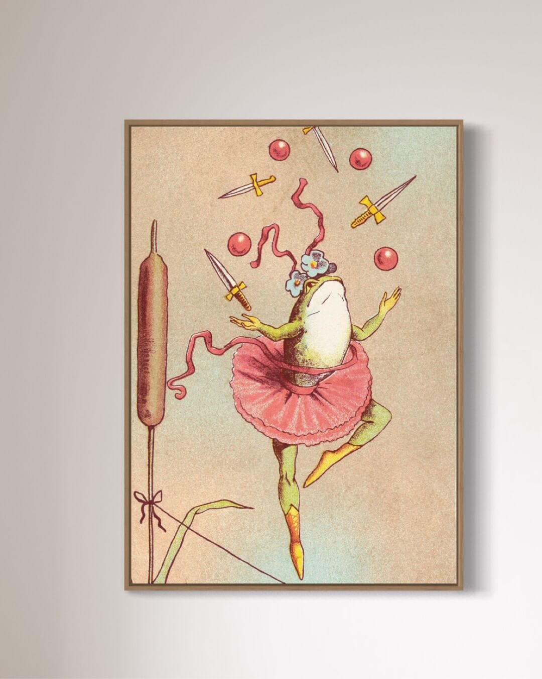 Frog Vintage Illustration - Tommelise