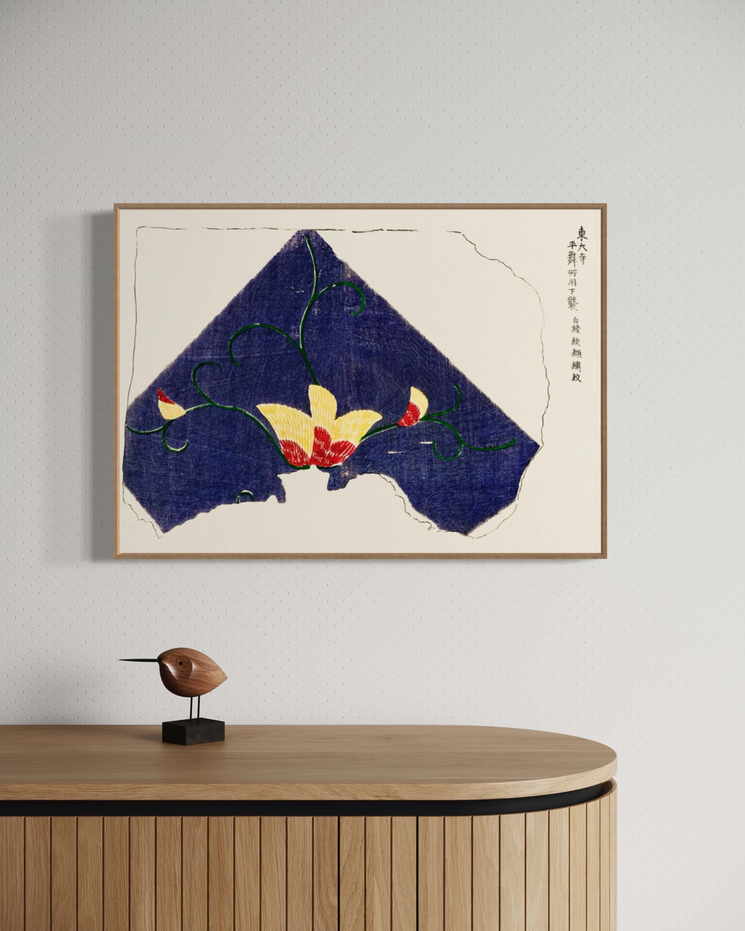 Japansk mønster med blomst
