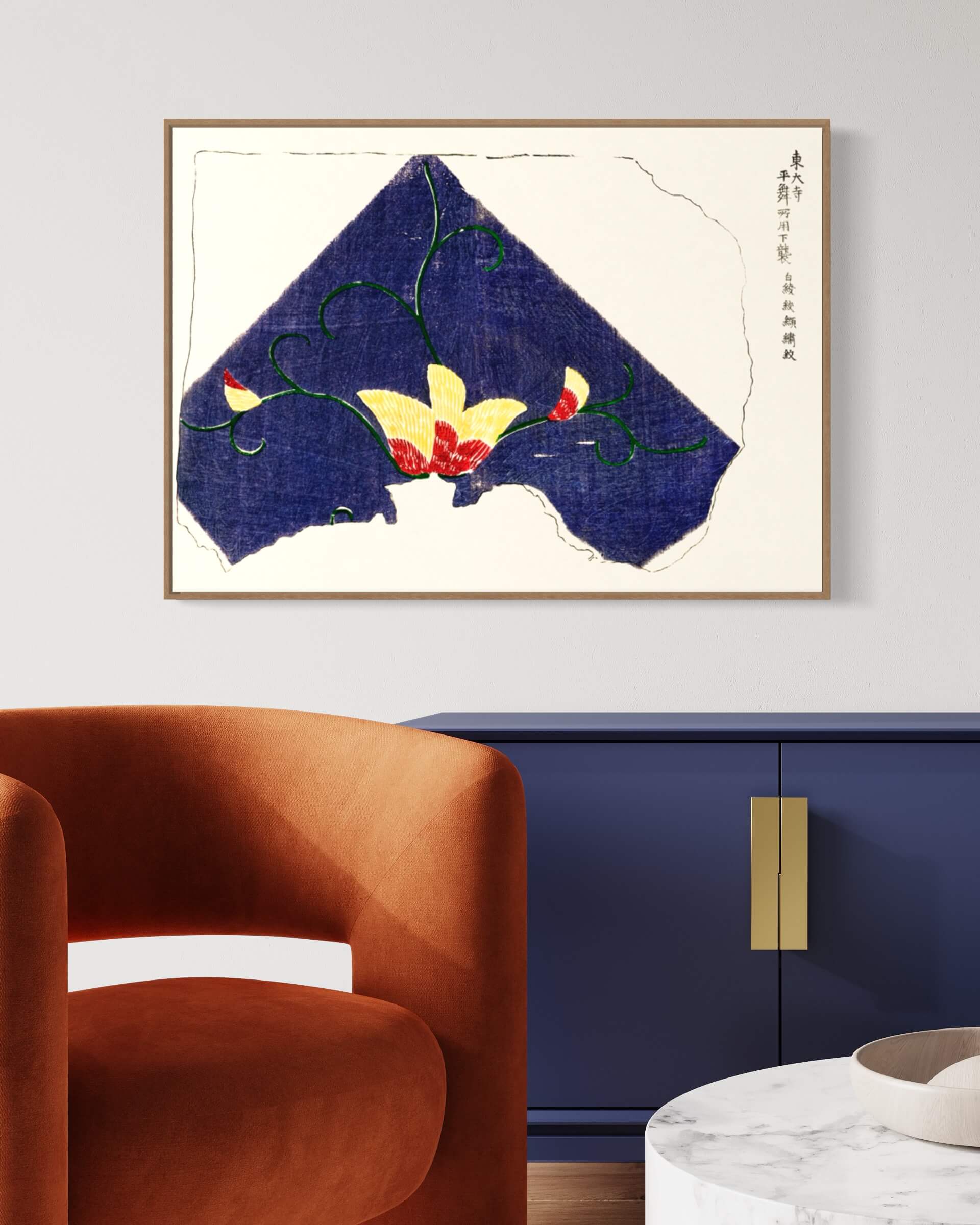 Japansk mønster med blomst