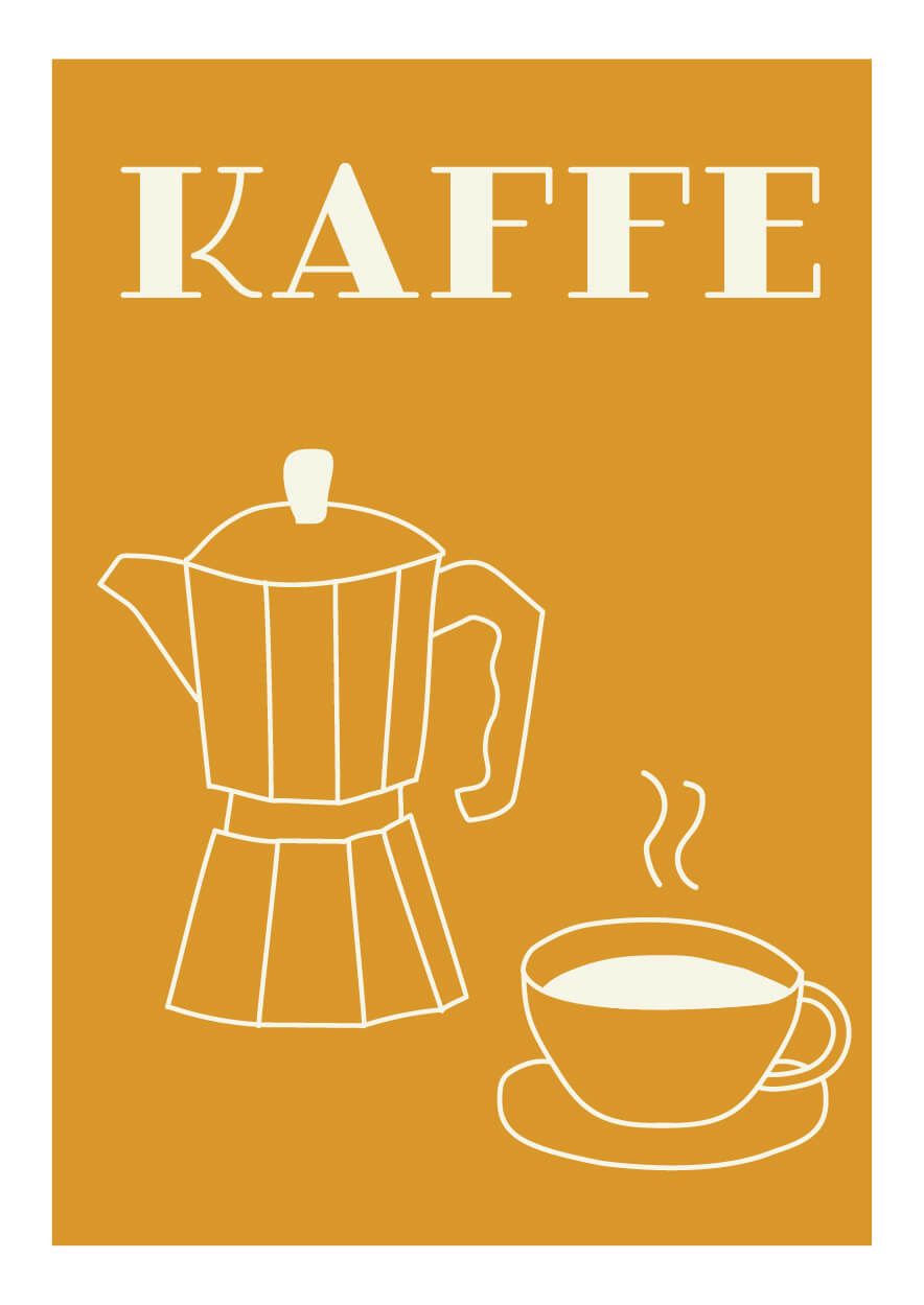 Kaffe - orange