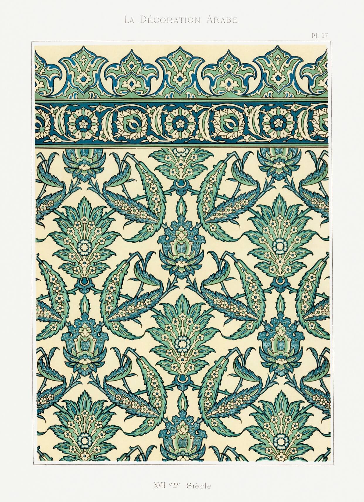 La decoration Arabe - grøn