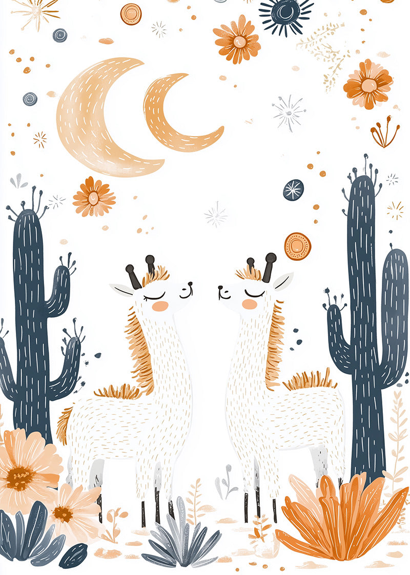 Lamavenner under månernes skin