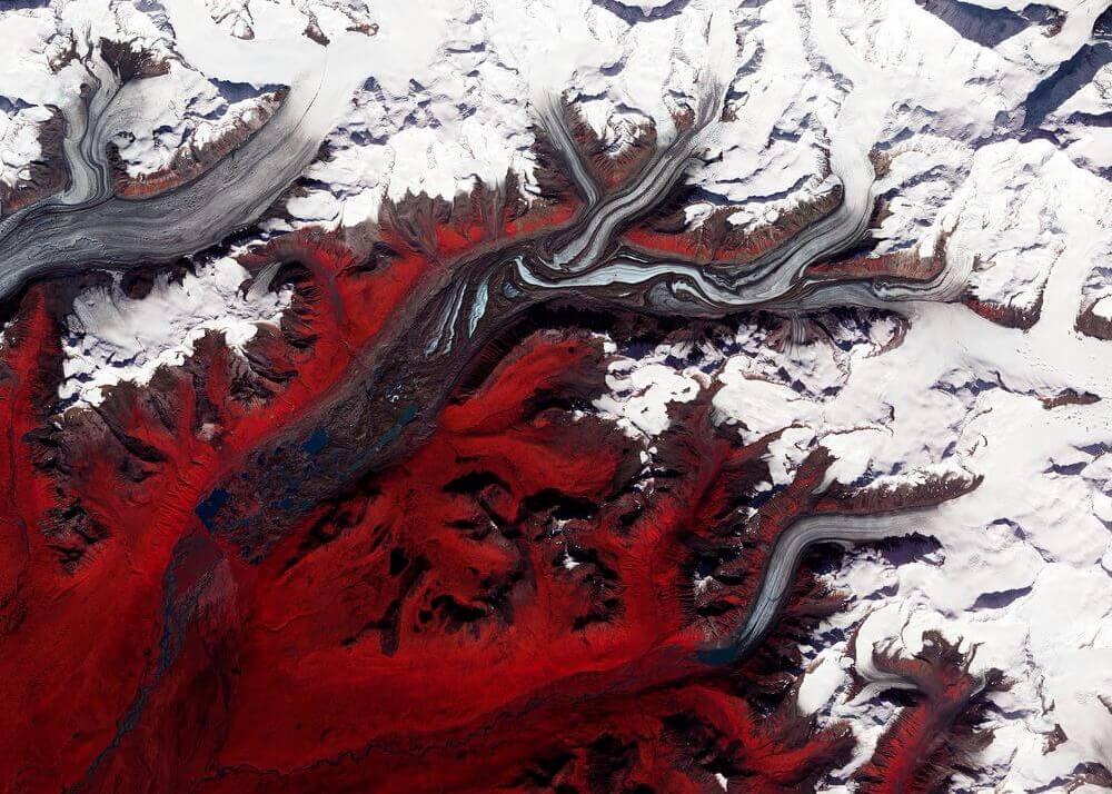 Like rivers of liquid water