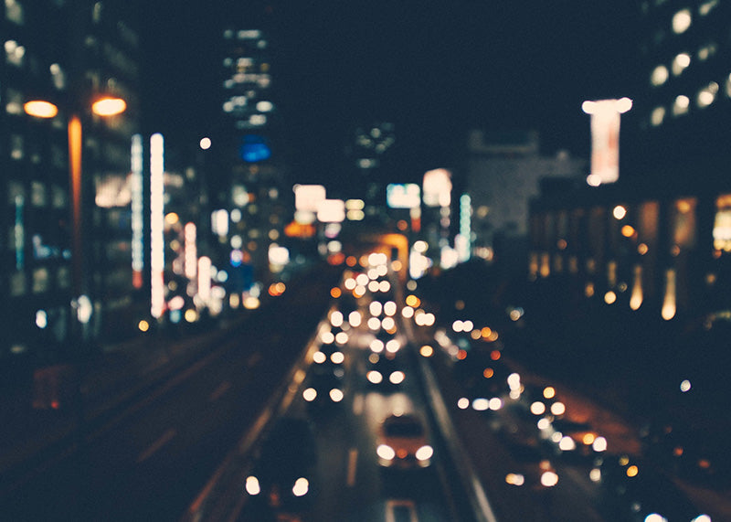 Misty City Night