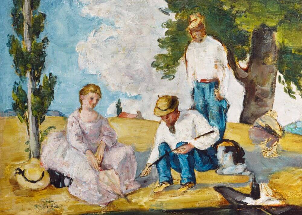 Picnic on a Riverbank