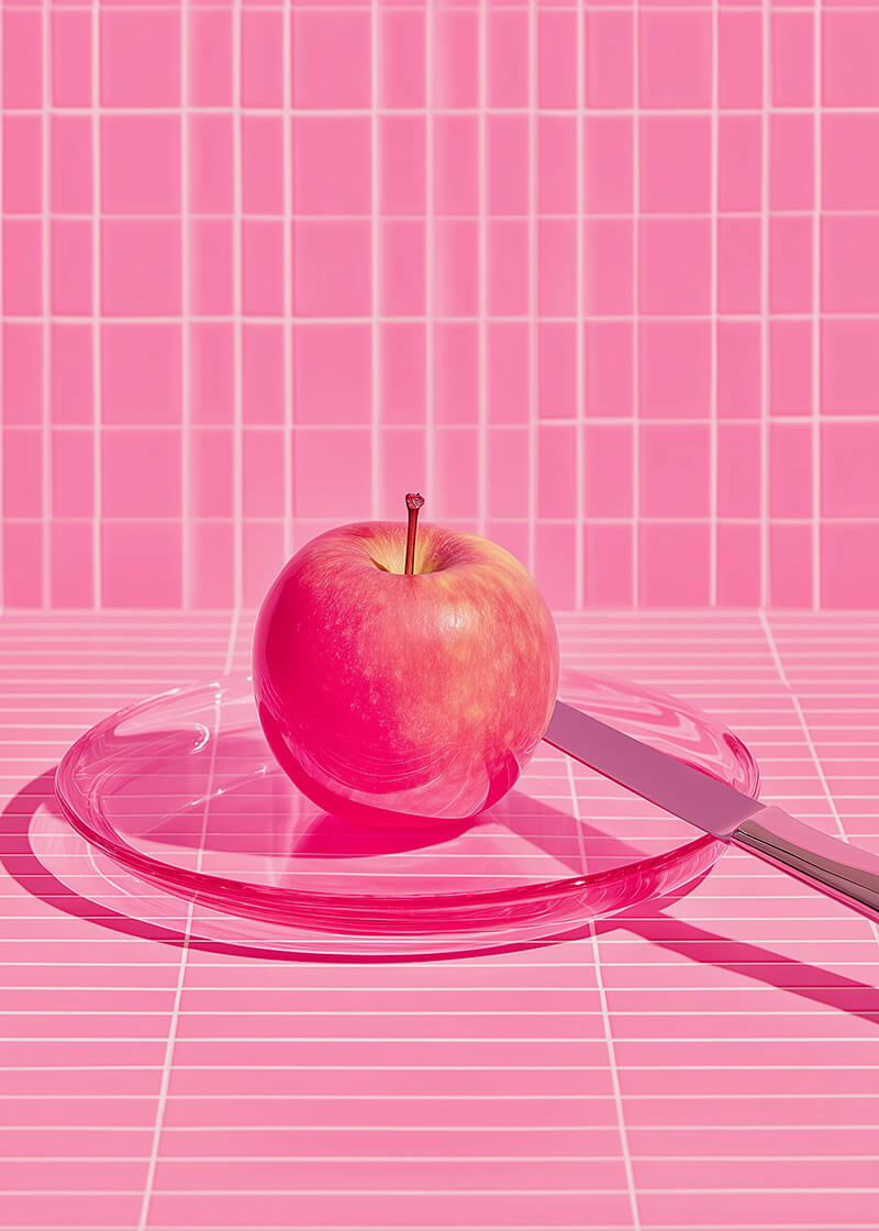 Pink Fresh Apple