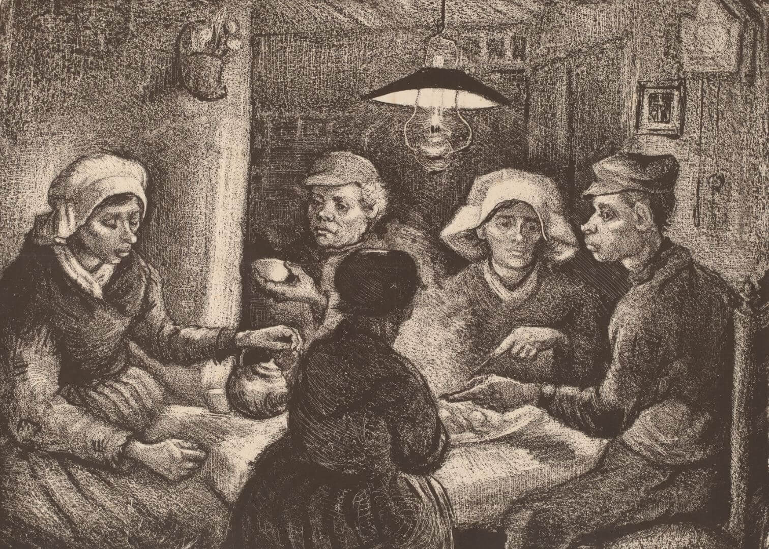 Potato Eaters II (1885)