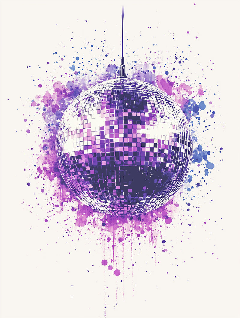 Purple Discoball