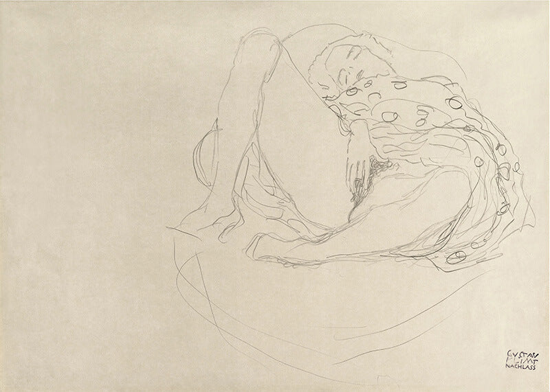 Reclining Nude with Drapery
