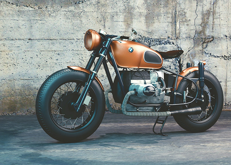 Retro Off-road Motorcycle