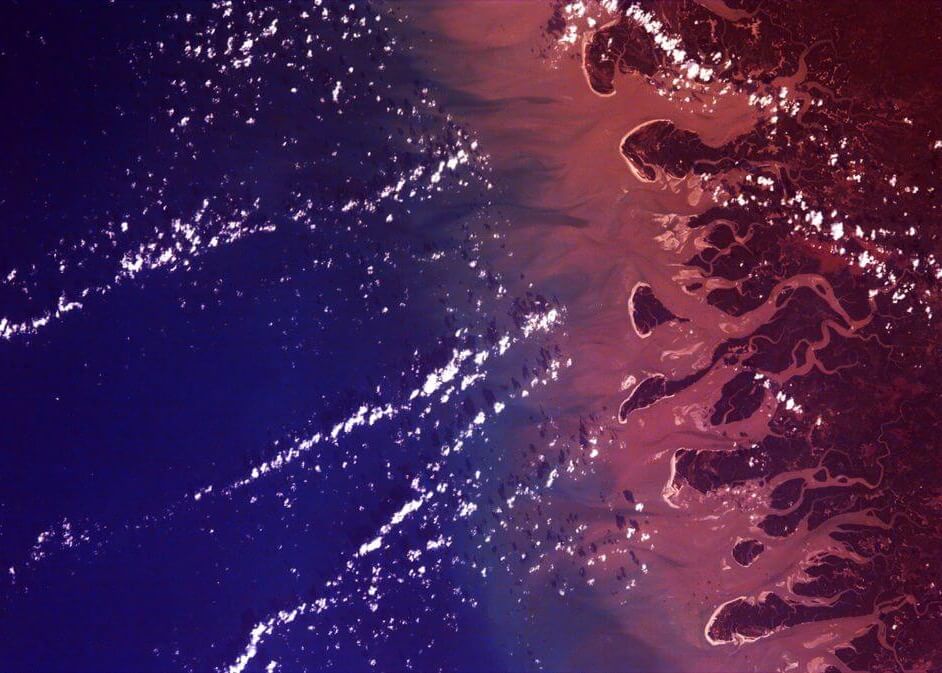 Rio Gurupi seen from space