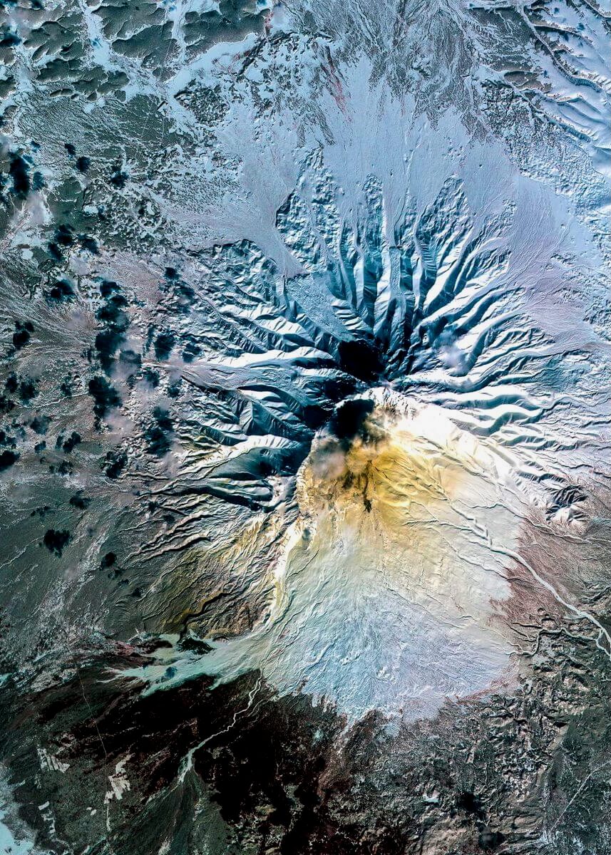 Sheveluch Volcano in Kamchatka