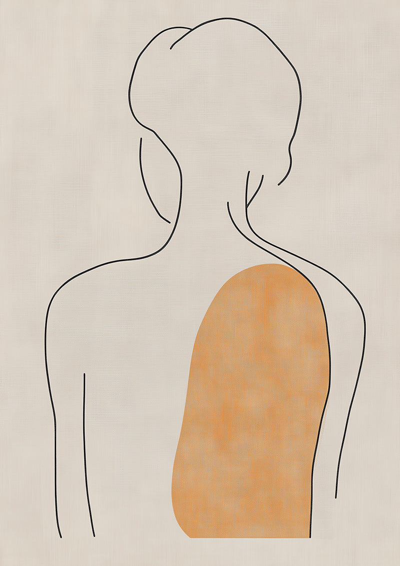 Silhouette of Woman's Body