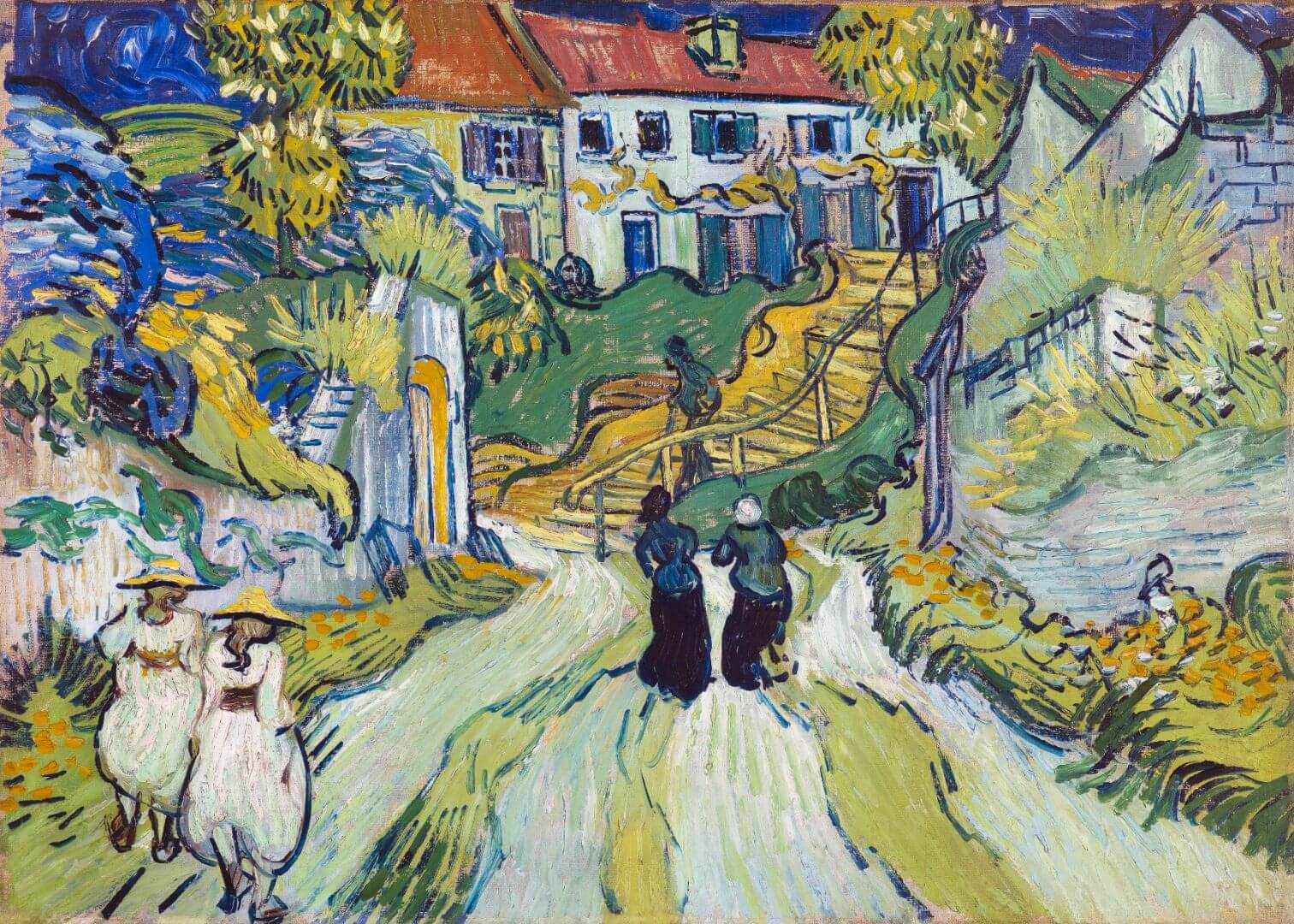 Stairway at Auvers (1890)