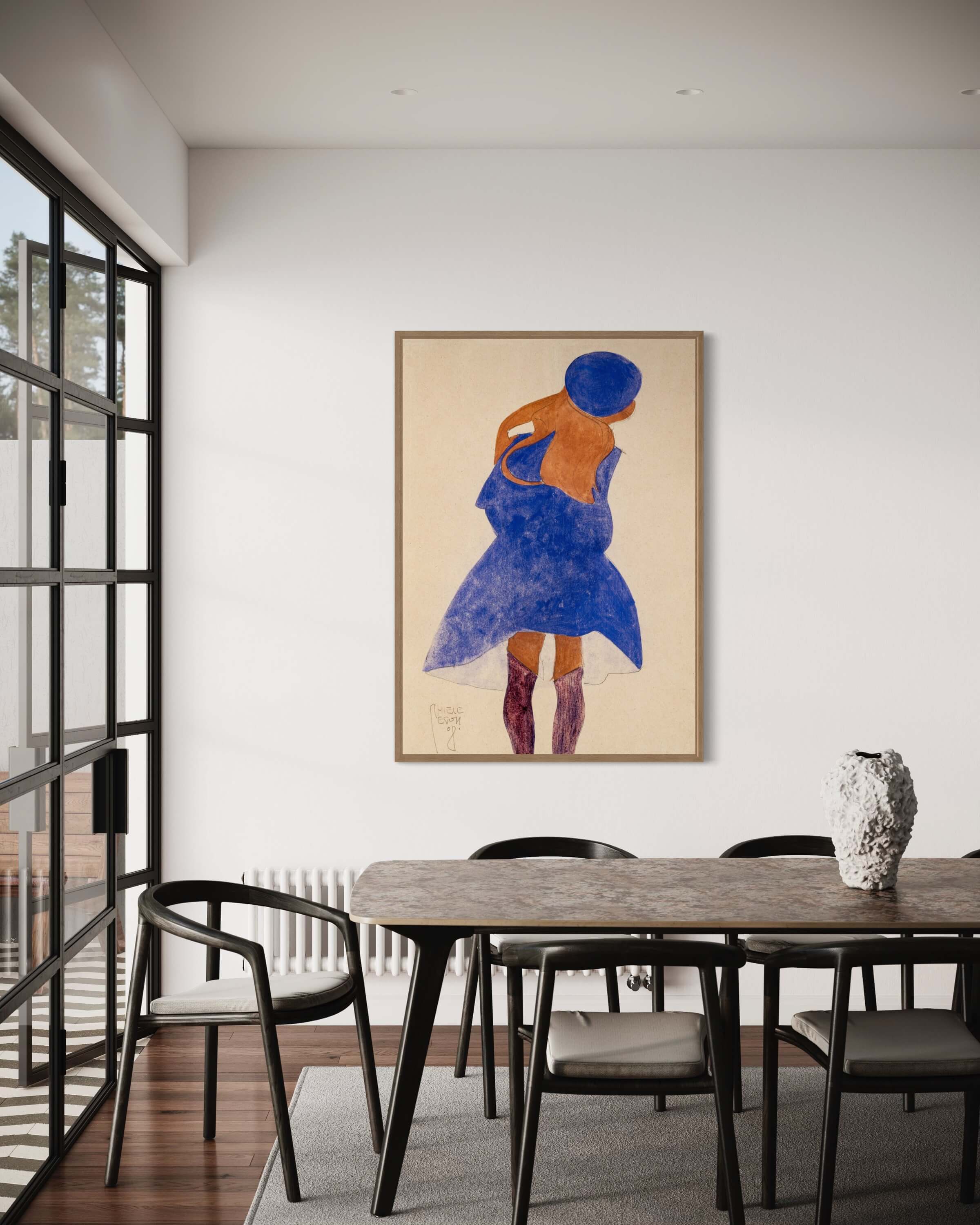 Standing Girl af Egon Schiele