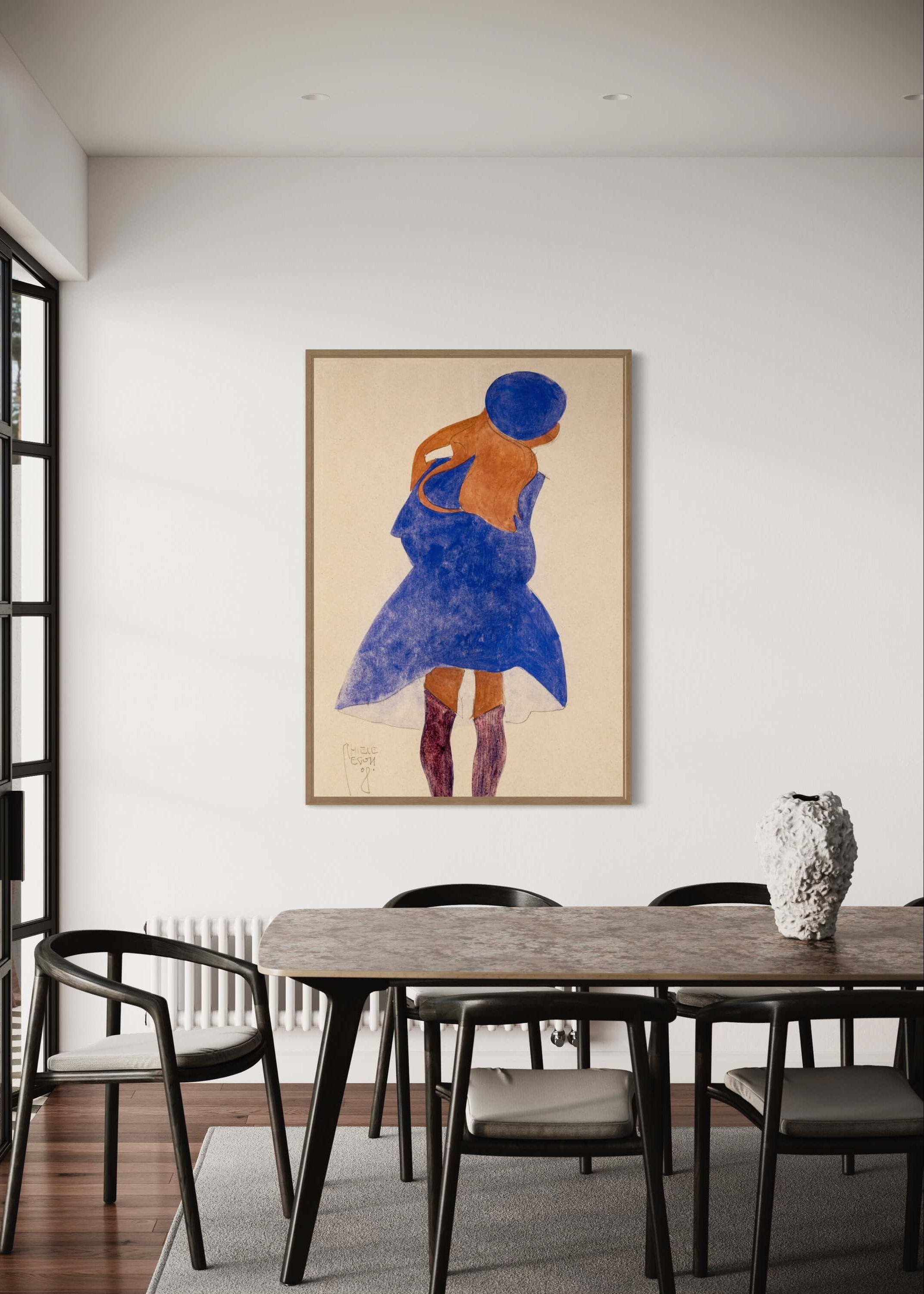 Standing Girl af Egon Schiele