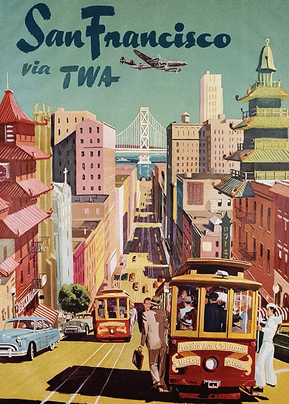 San Francisco via TWA