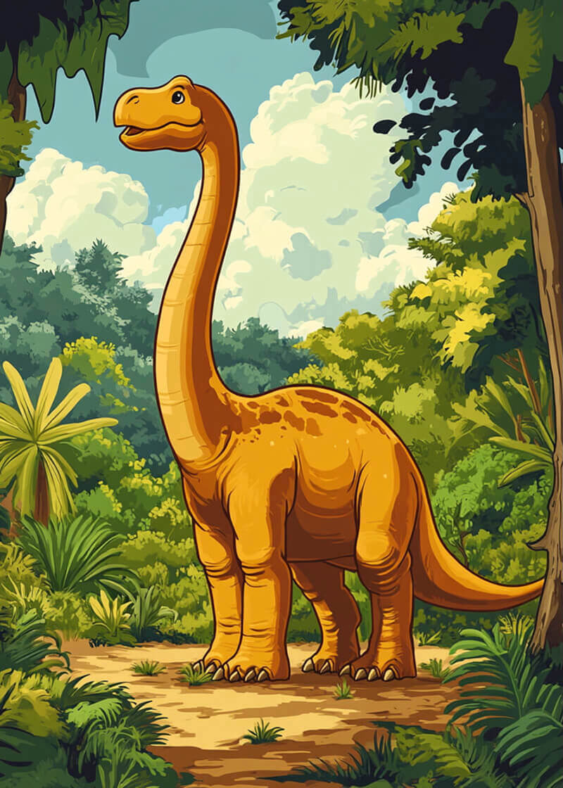 Tall Forest Dinosaur